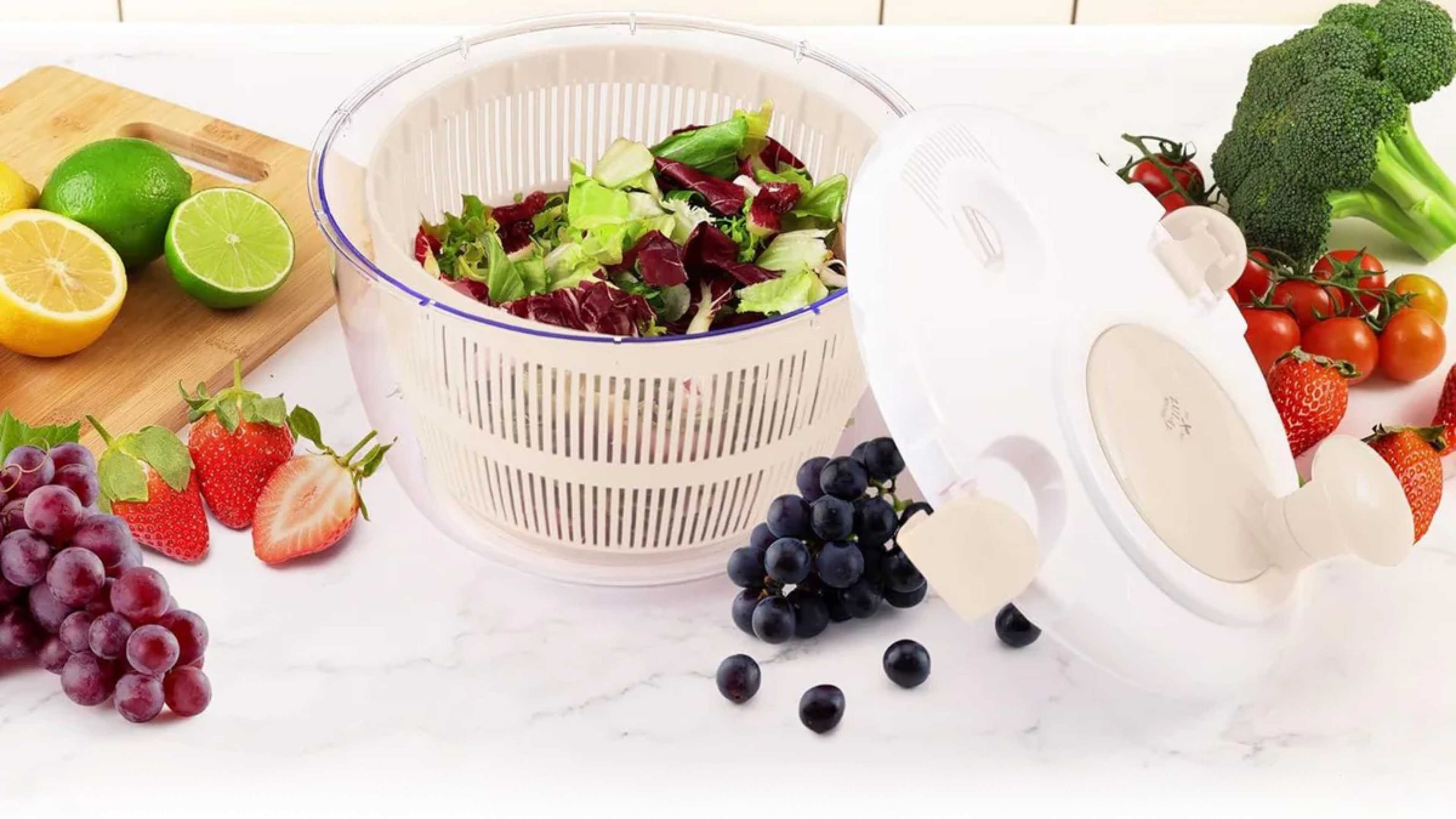 3 Easy Steps on How to Use Salad Spinner -Zulay Kitchen