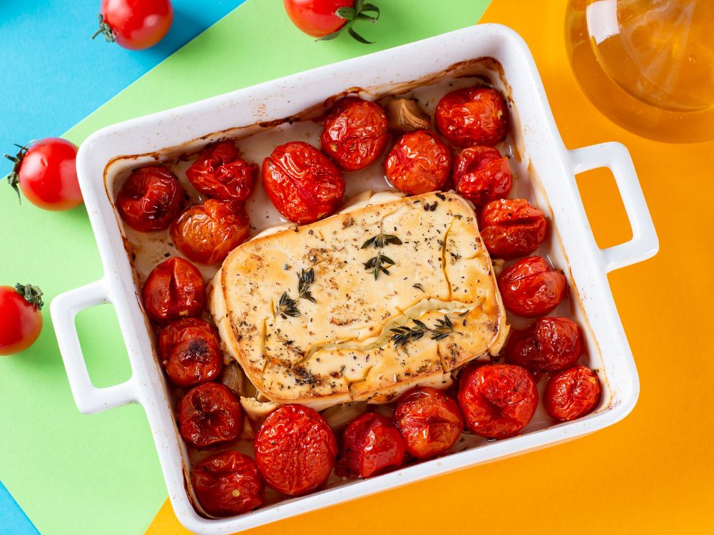 How to Make Baked Feta Pasta with Creamcheese & Cherry Tomatoes