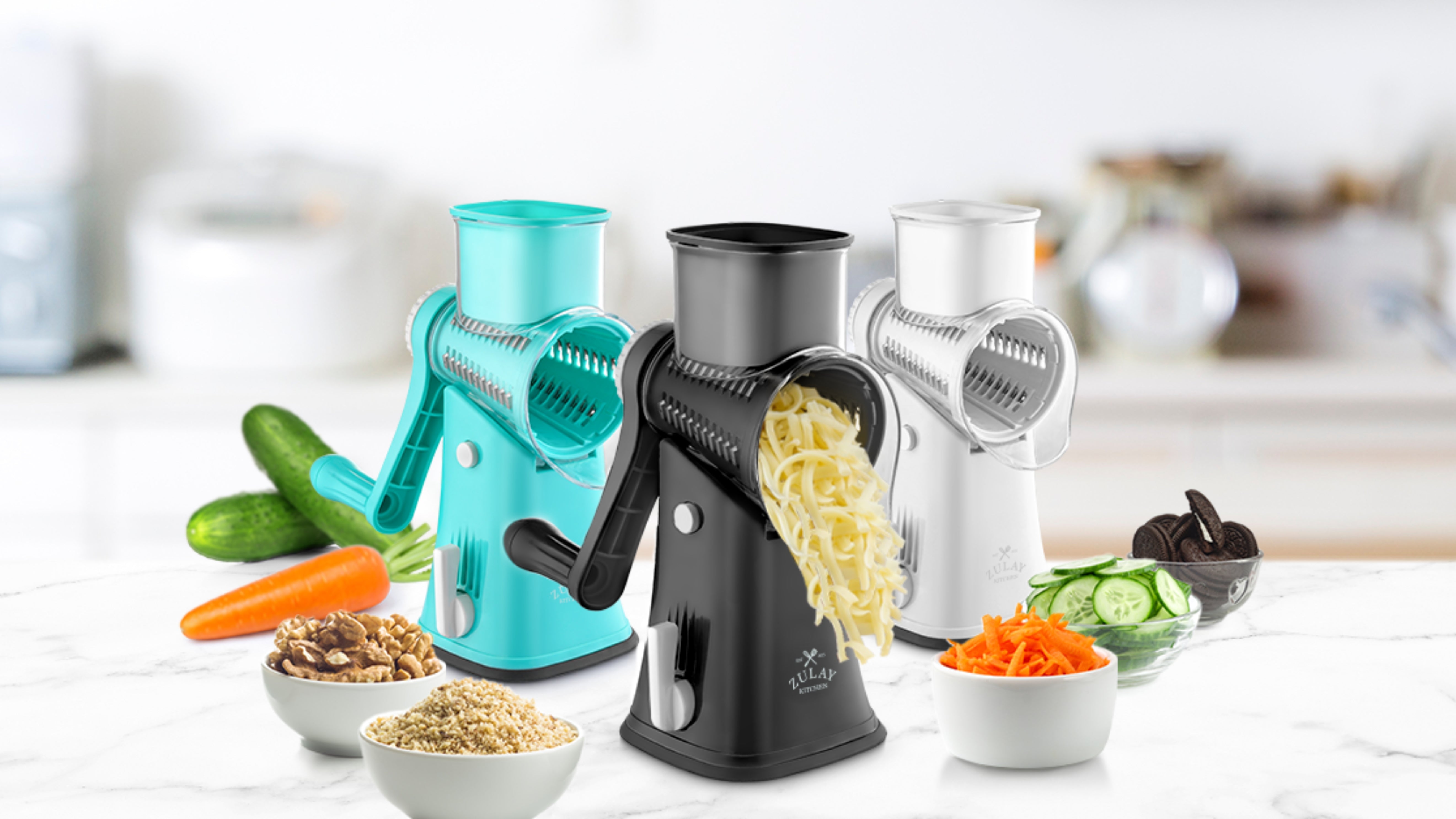 Beginner-Friendly Guide on How to Use Rotary Cheese Grater - Zulay Kitchen