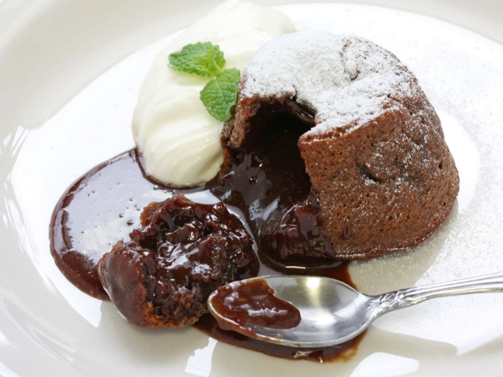 Eggless Chocolate Lava Cake Recipe - Zulay Kitchen