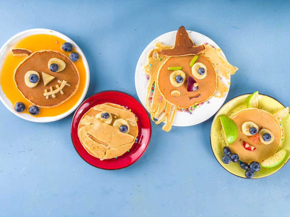 How to Make Halloween-Themed Pancakes
