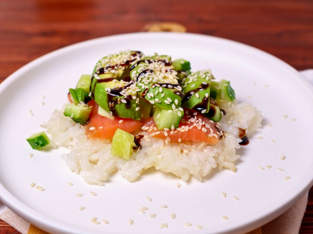 How to Make Avocado Sushi Waffles with Spicy Mayo - Zulay Kitchen