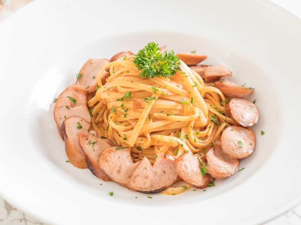 How to Make Cabbage Pasta Sauce With Italian Sausage - Zulay Kitchen