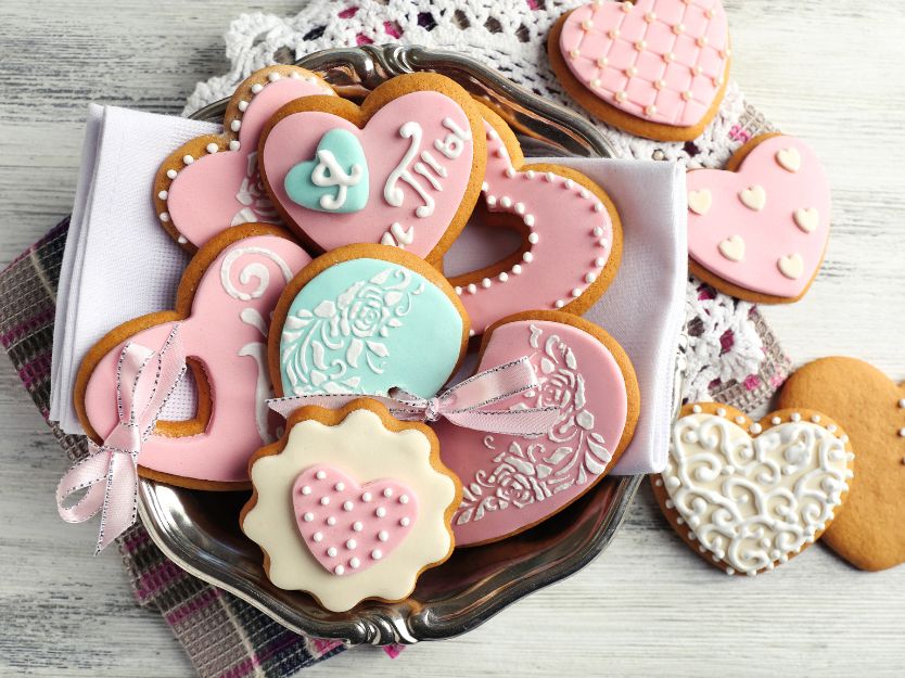 Valentine's Heart-Shaped Cookies - Zulay Kitchen