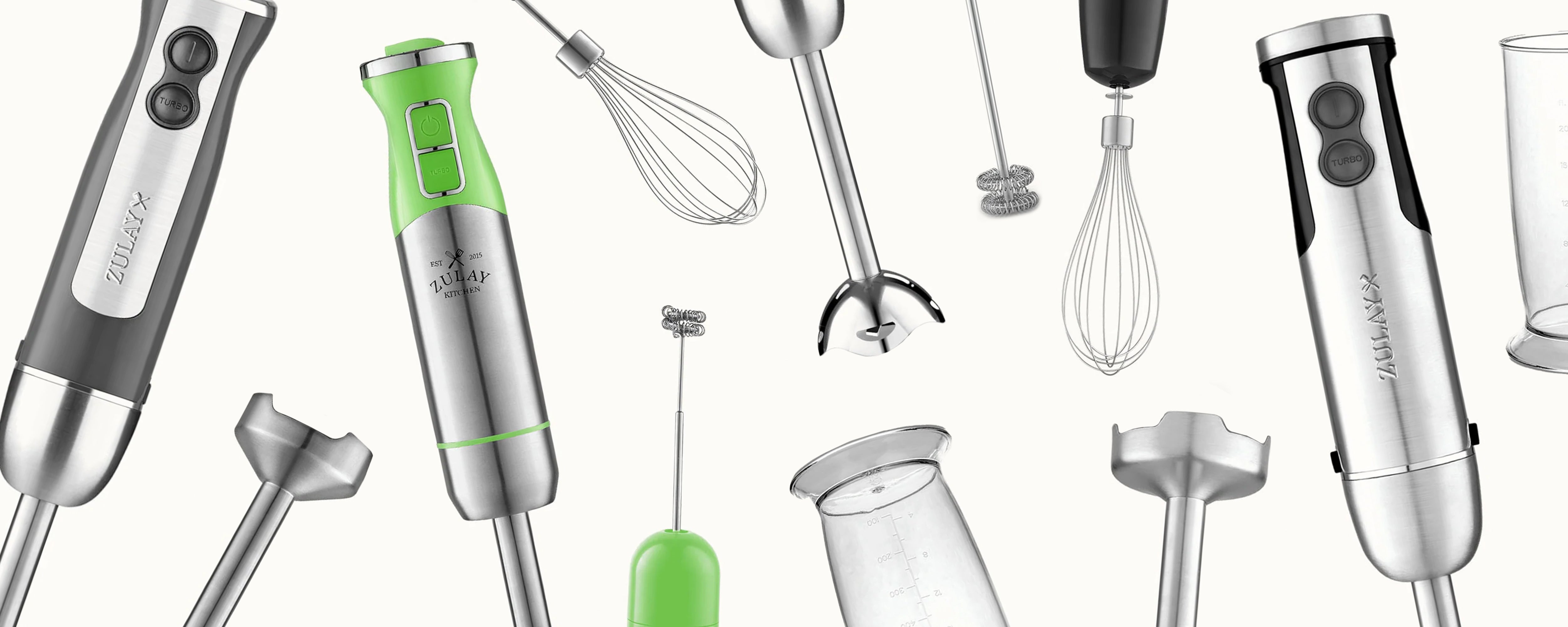 Zulay Kitchen Immersion Blender Collection - Making Breakfast Smoothie Using Immersion Blender.