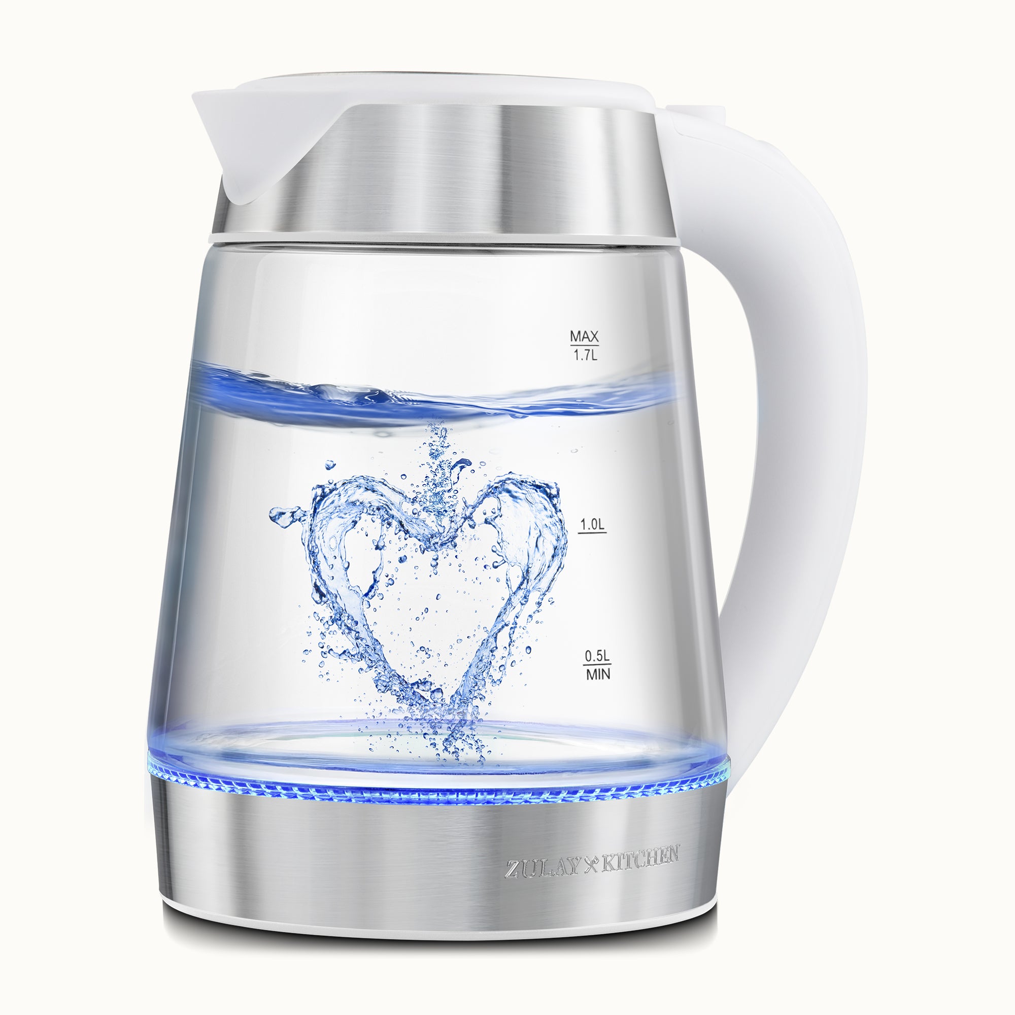 Zulay Kitchen Electric Water Kettle - White