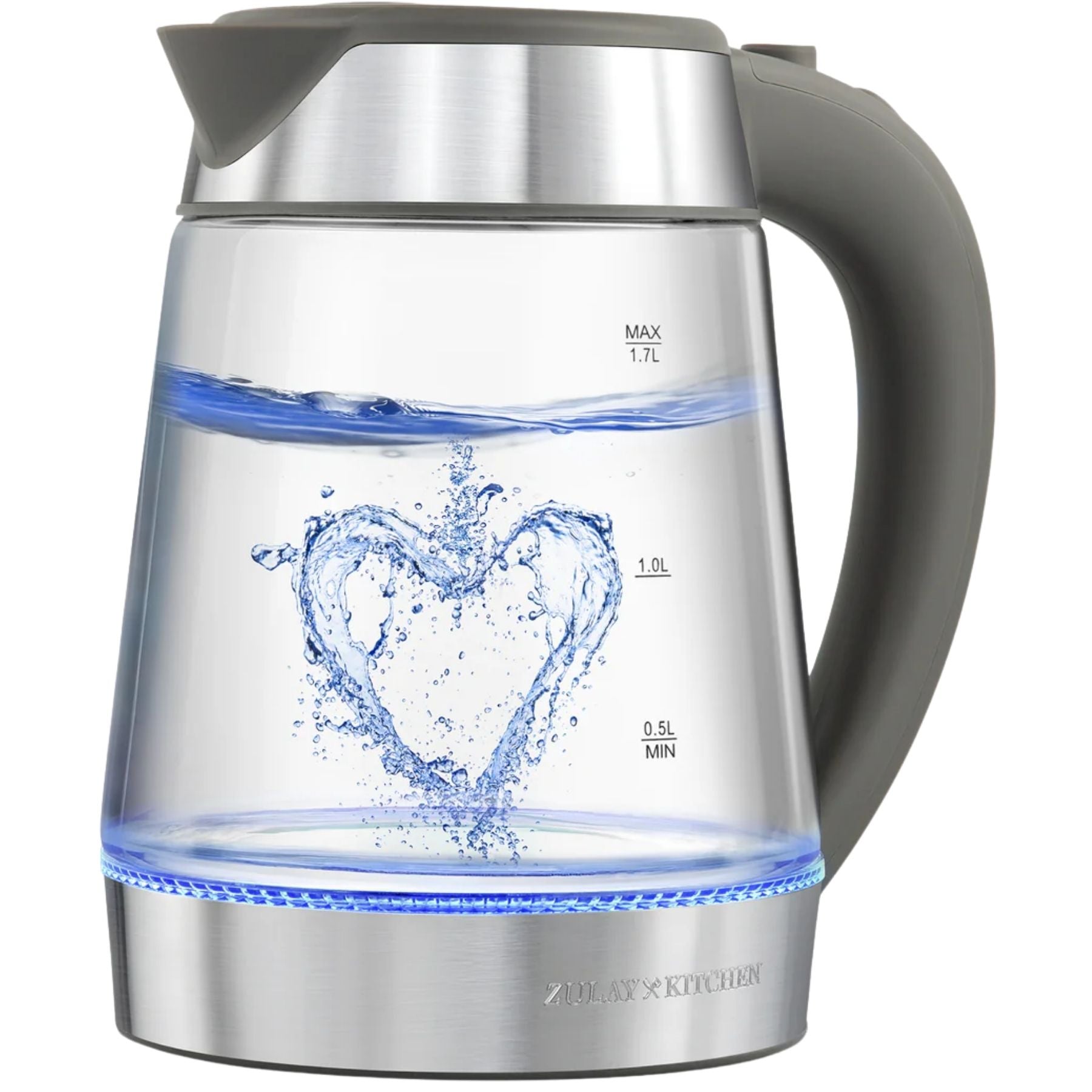 Zulay Kitchen Electric Water Kettle - Gray