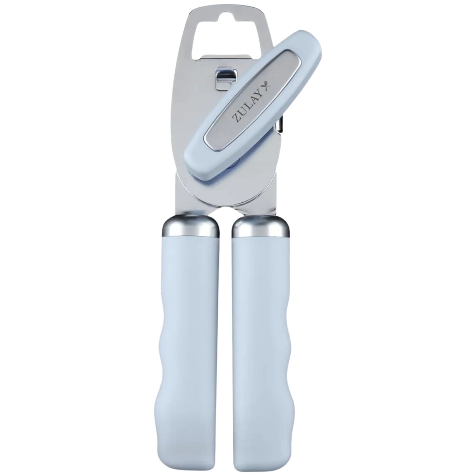 Stainless Steel Manual Can Opener with Bottle Opener - Light Blue by Zulay Kitchen