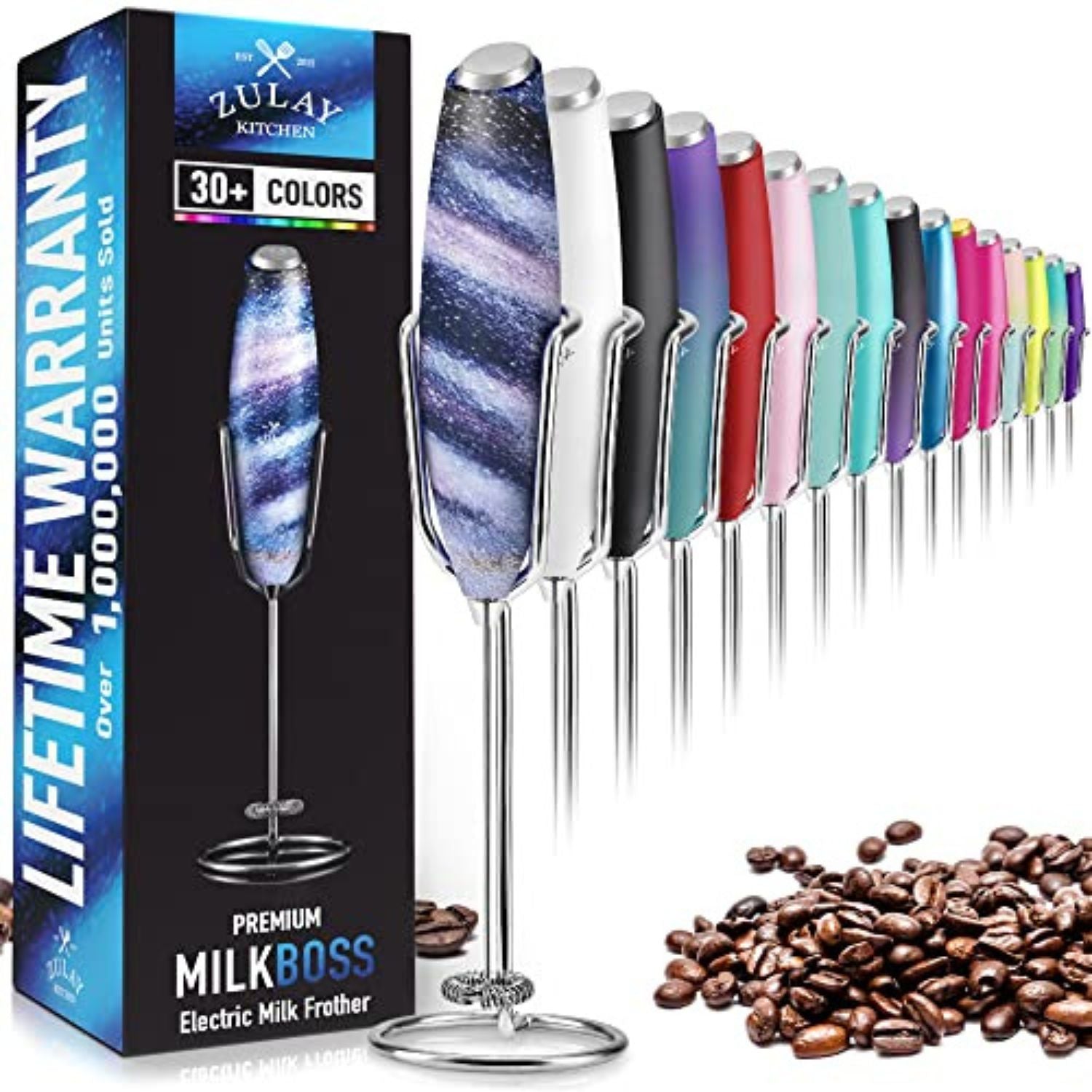 Ultra High Speed Milk Frother For Coffee With New Upgraded Stand