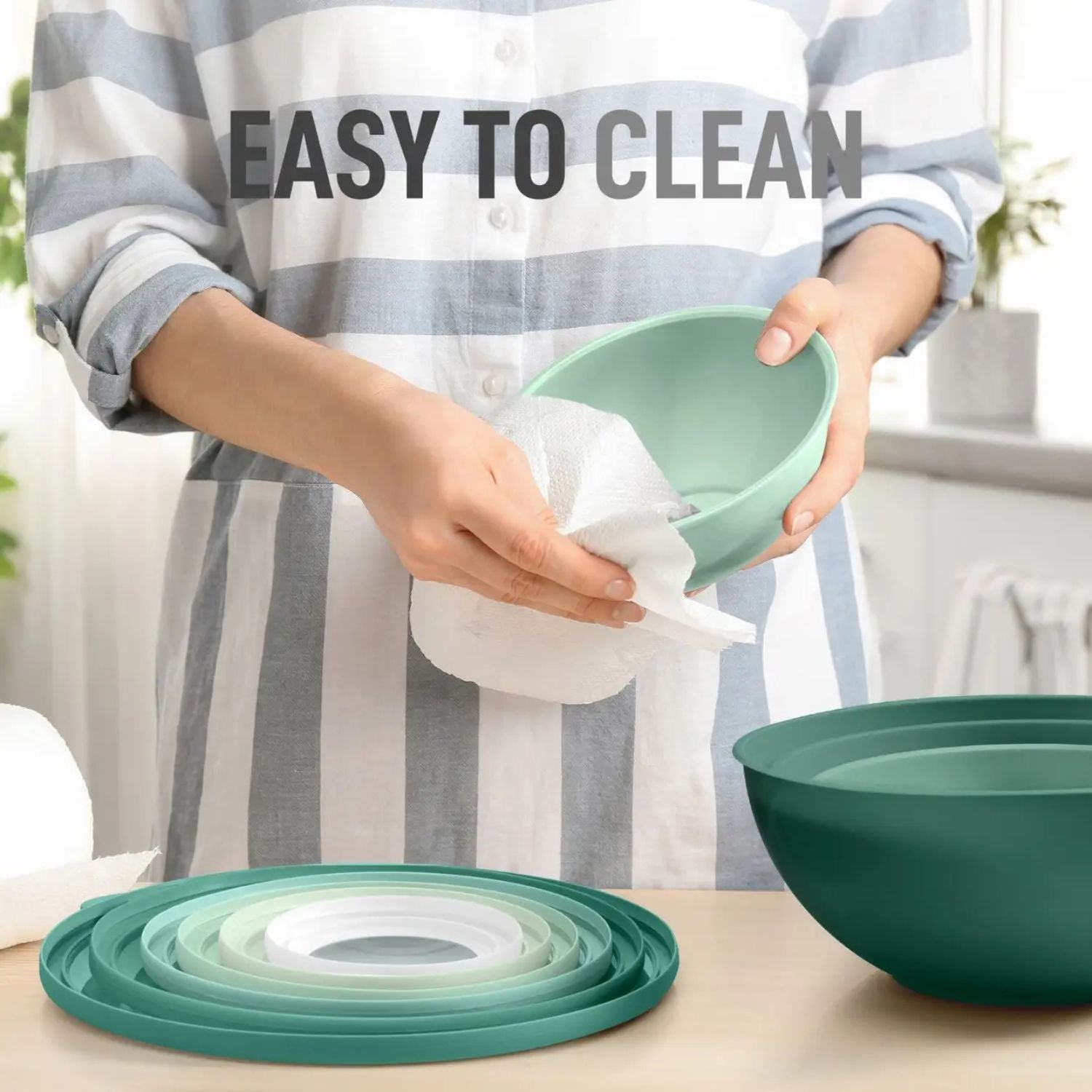 Stackable and Easy to Clean Design by Zulay Kitchen