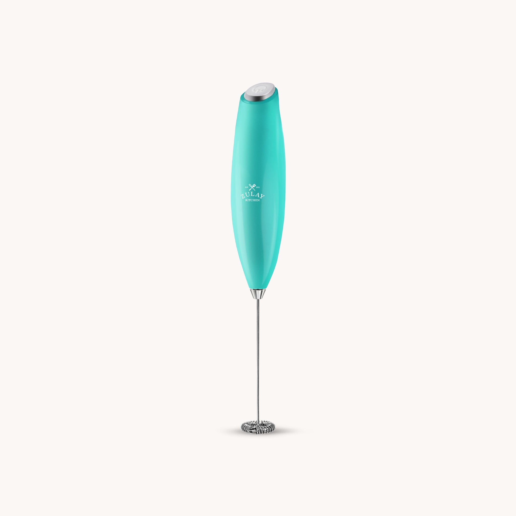 Milk Frother Without Stand - Caribbean Aqua by Zulay Kitchen