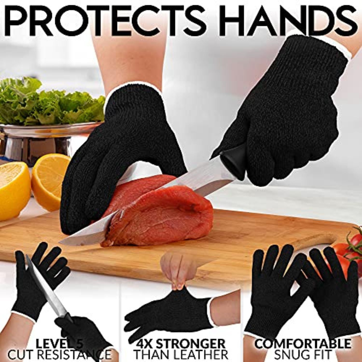 Level 5 cut resistant Knife gloves