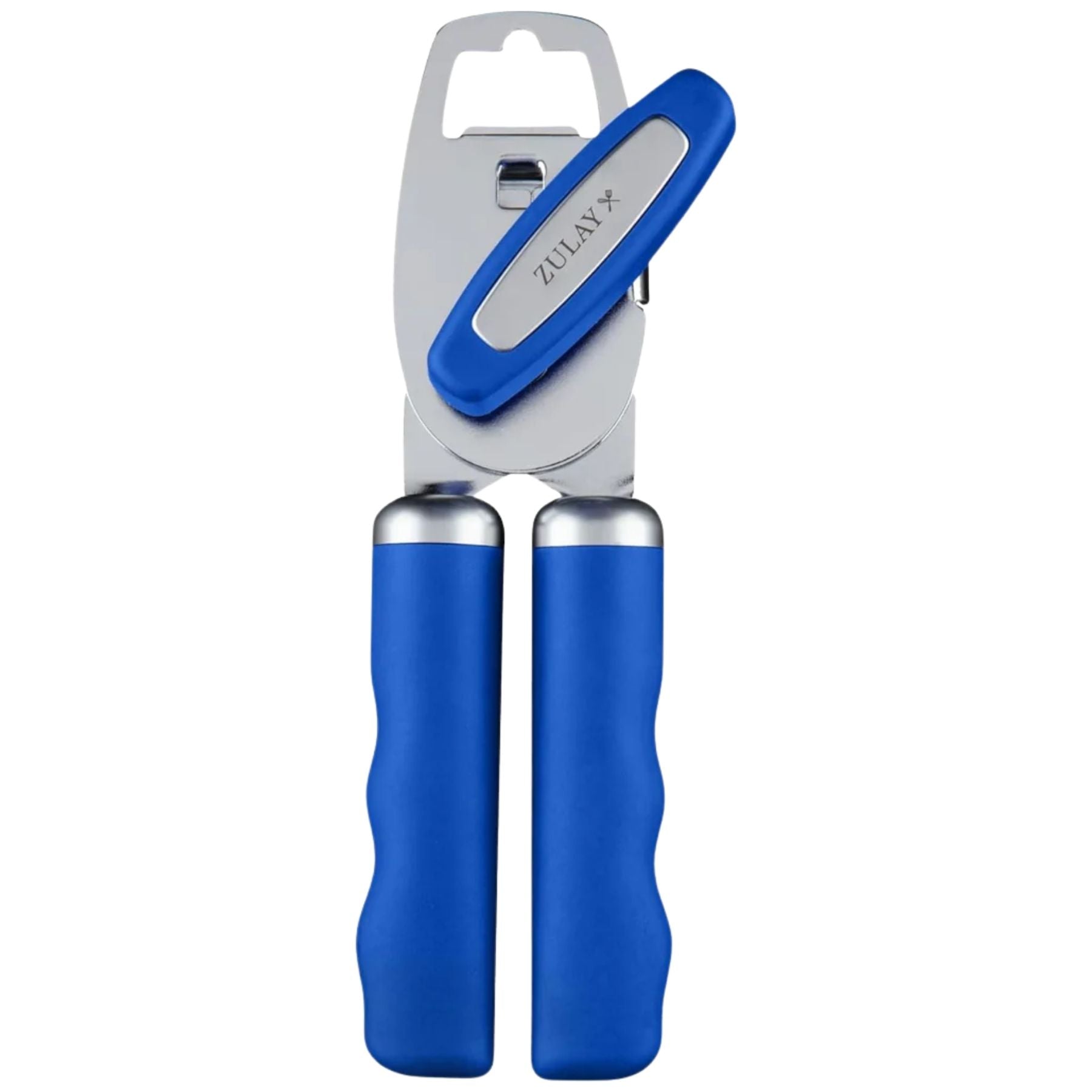 Stainless Steel Manual Can Opener with Bottle Opener - Royal Blue by Zulay Kitchen