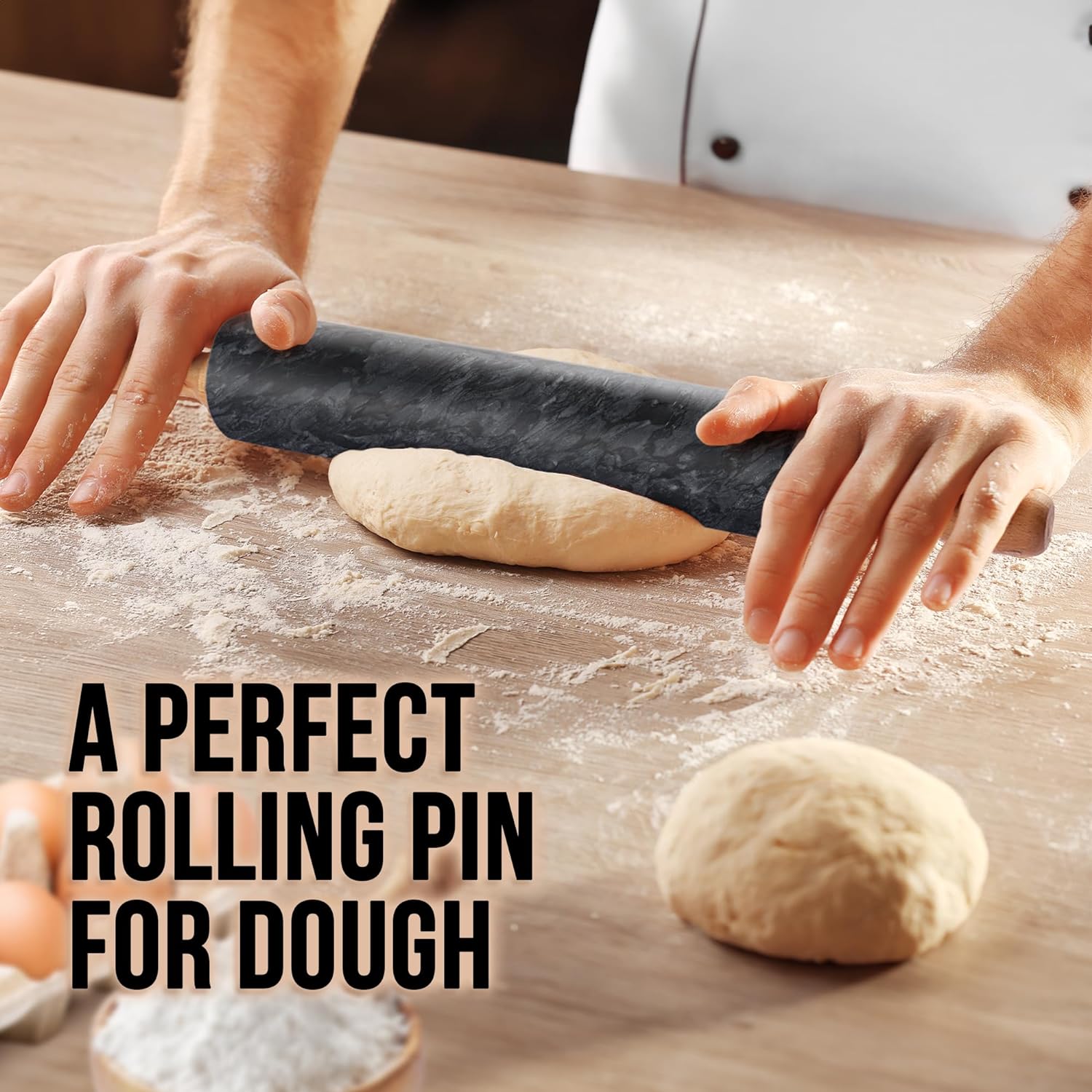 A Perfect Rolling Pin For Dough by Zulay Kitchen