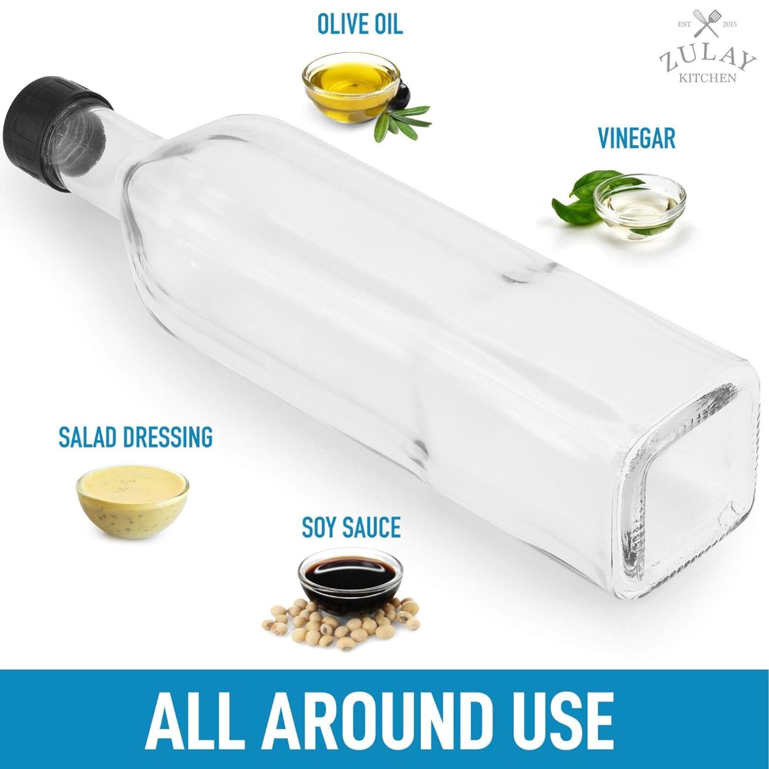 Multipurpose Dispenser Bottle by Zulay Kitchen