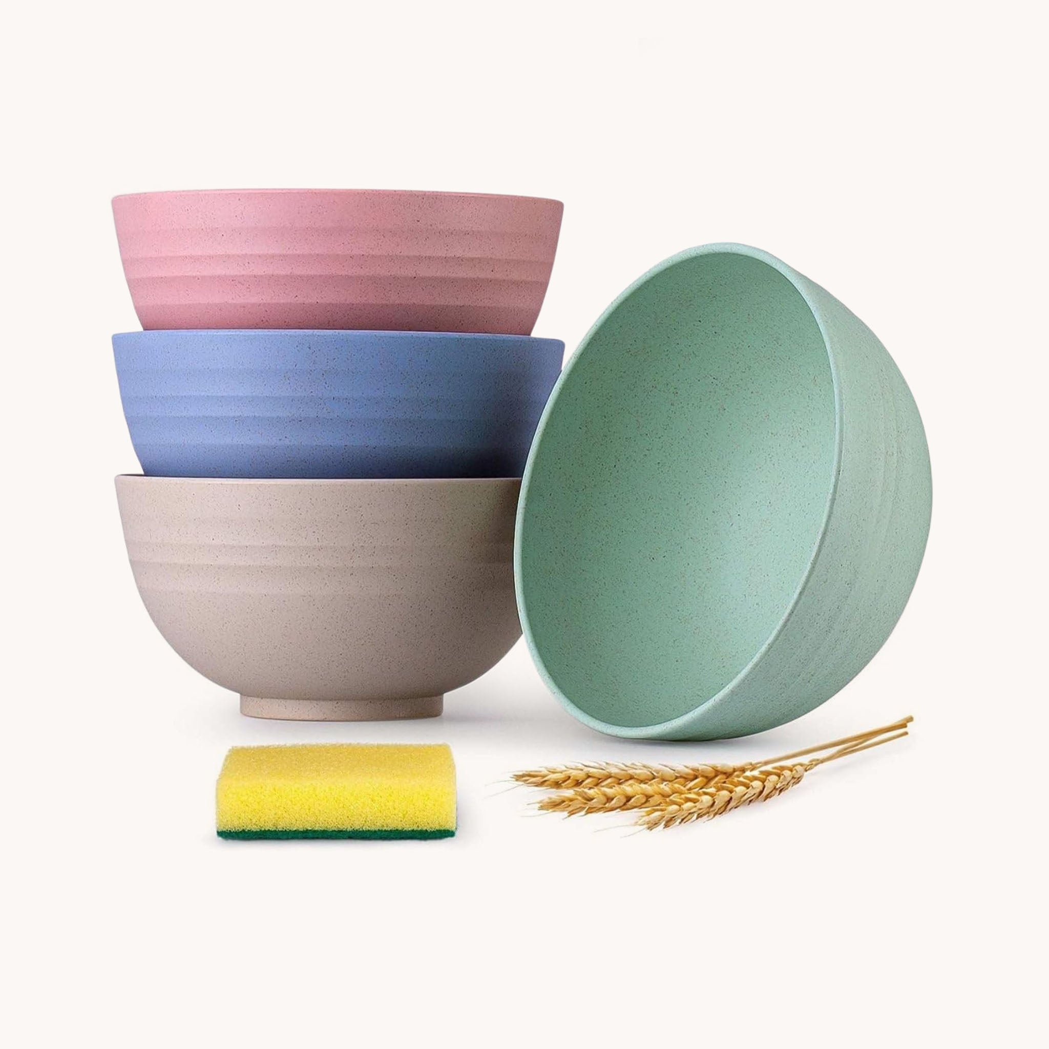 Plastic Cereal Bowls by Zulay Kitchen
