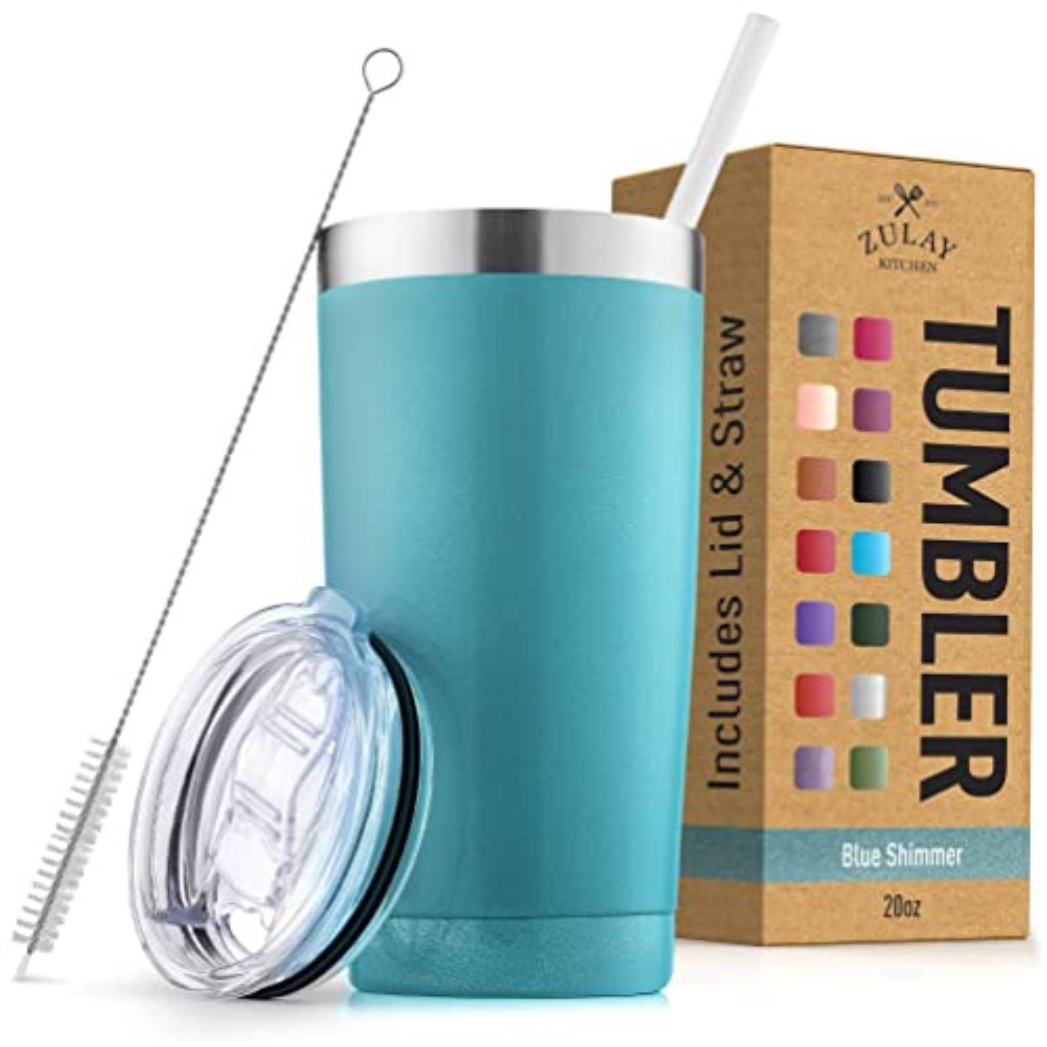 20 oz Tumbler With Lid and Straw