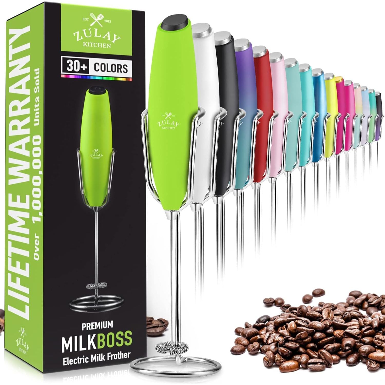 Ultra High Speed Milk Frother For Coffee With New Upgraded Stand