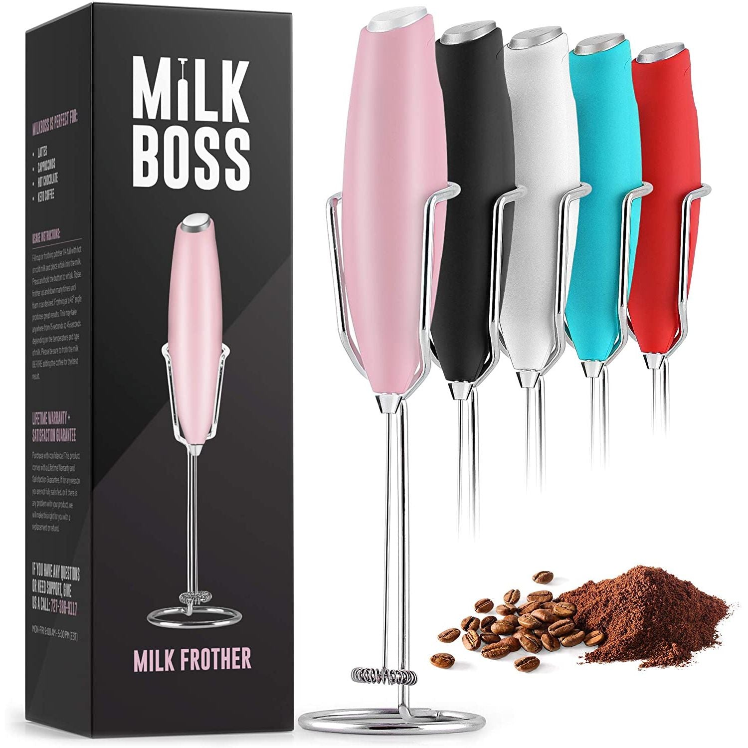 MILK BOSS MILK FROTHER WITH HOLSTER STAND by ZULAY KITCHEN