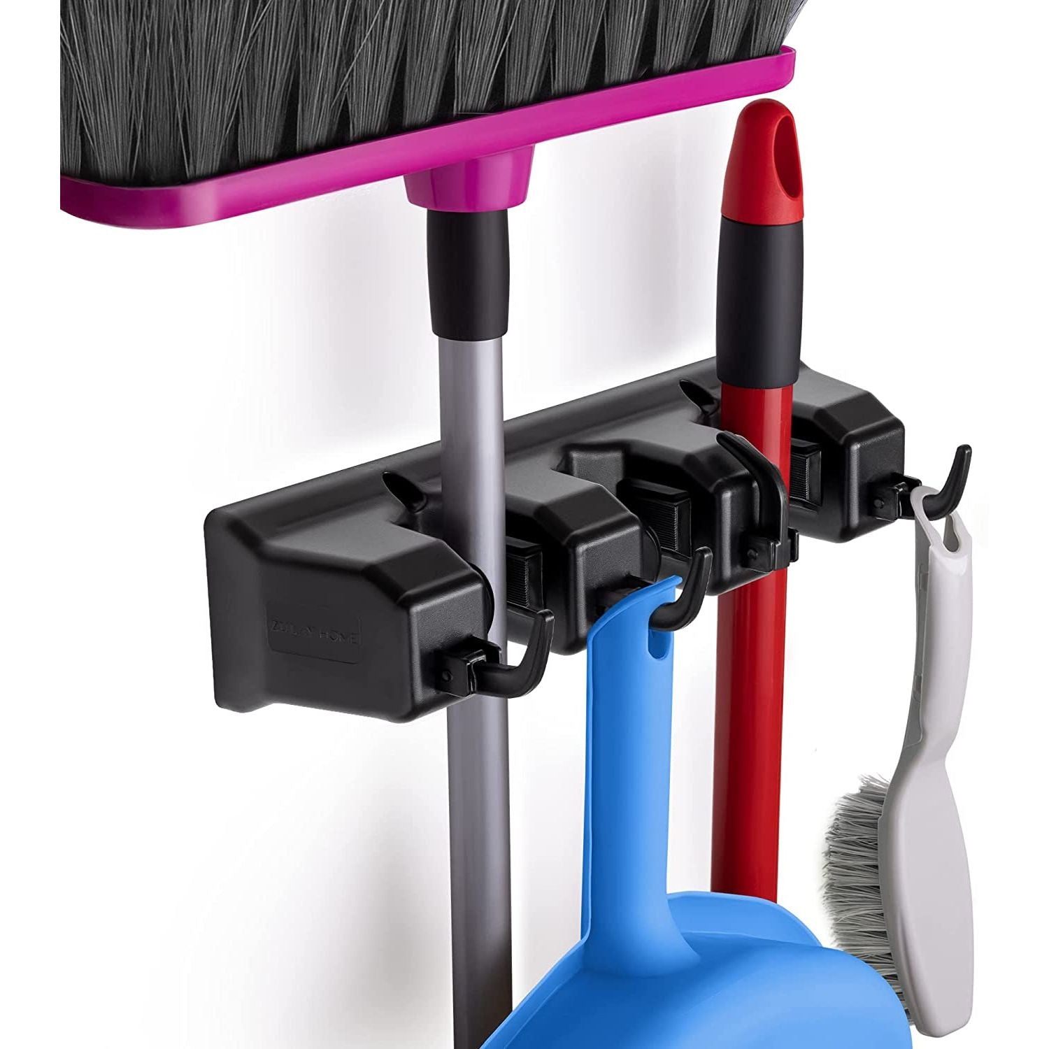Mop and Broom Organizer Wall Mount – Holds Up to 50 lbs of Weight - Versatile Equipment Holder
