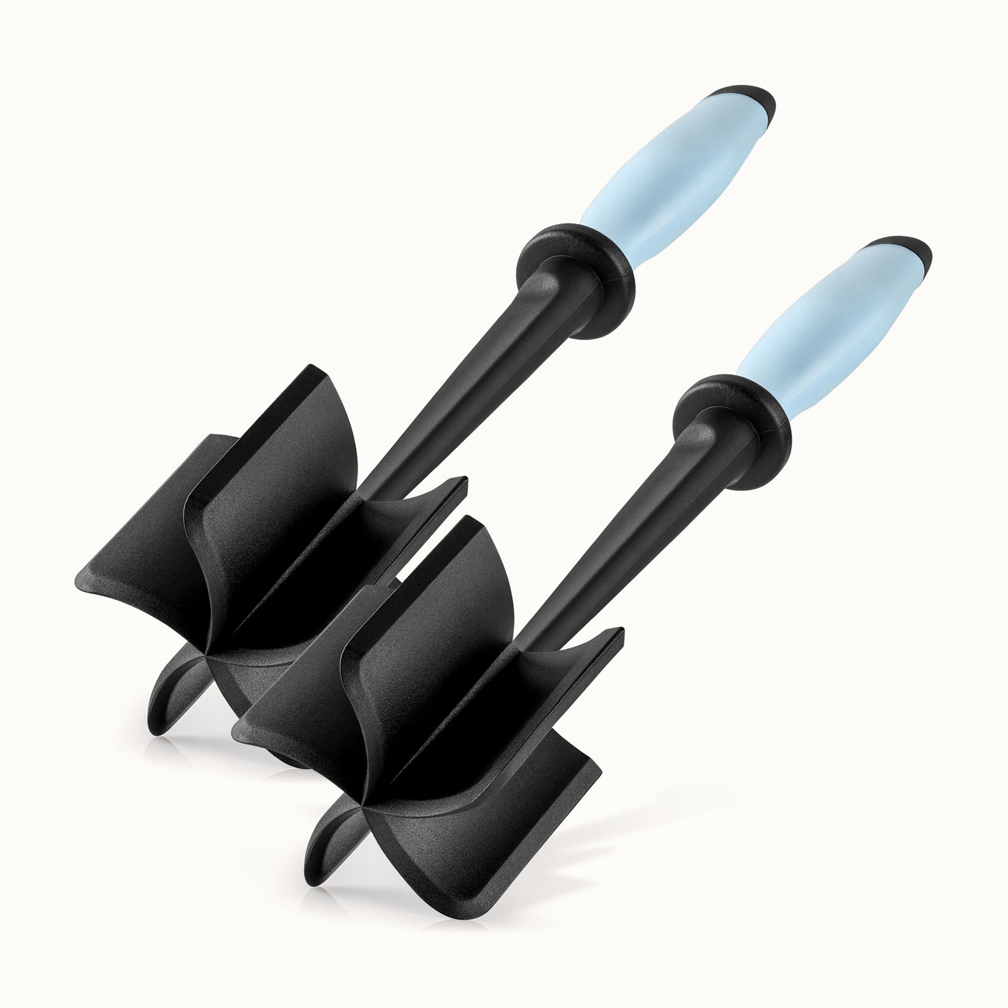 2-Pack Ground Beef Chopper & Hamburger Smasher Tool-Light Blue by Zulay Kitchen
