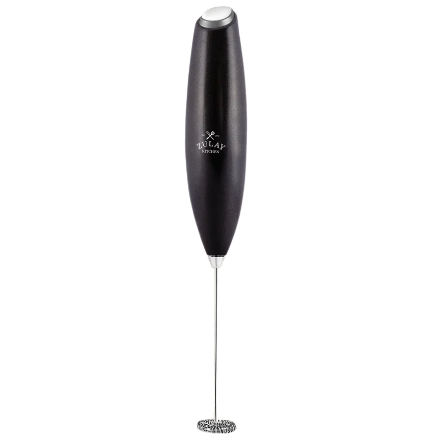 Milk Frother Without Stand - Metallic Black by Zulay Kitchen