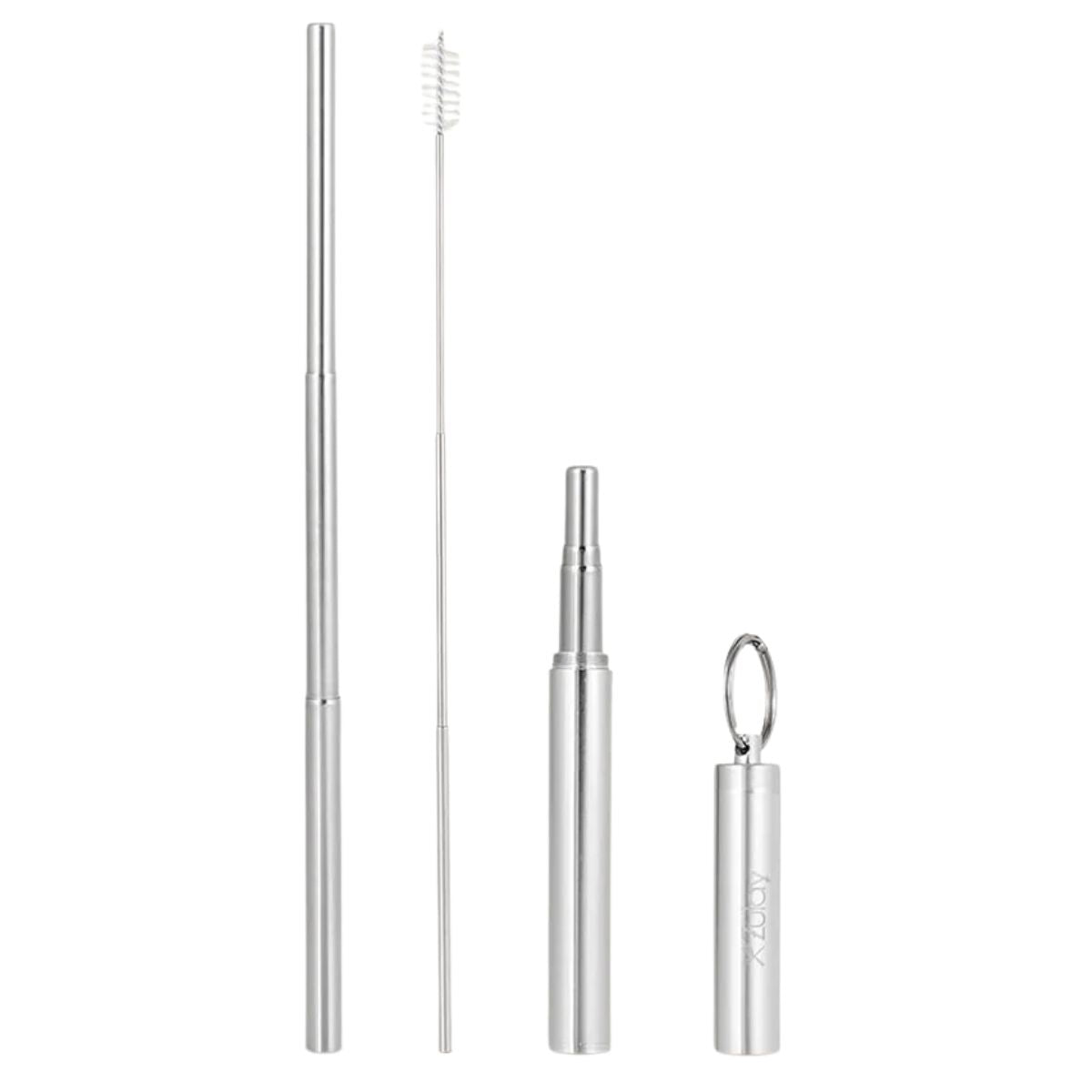 Telescopic Stainless Steel Straw Set by Zulay Kitchen