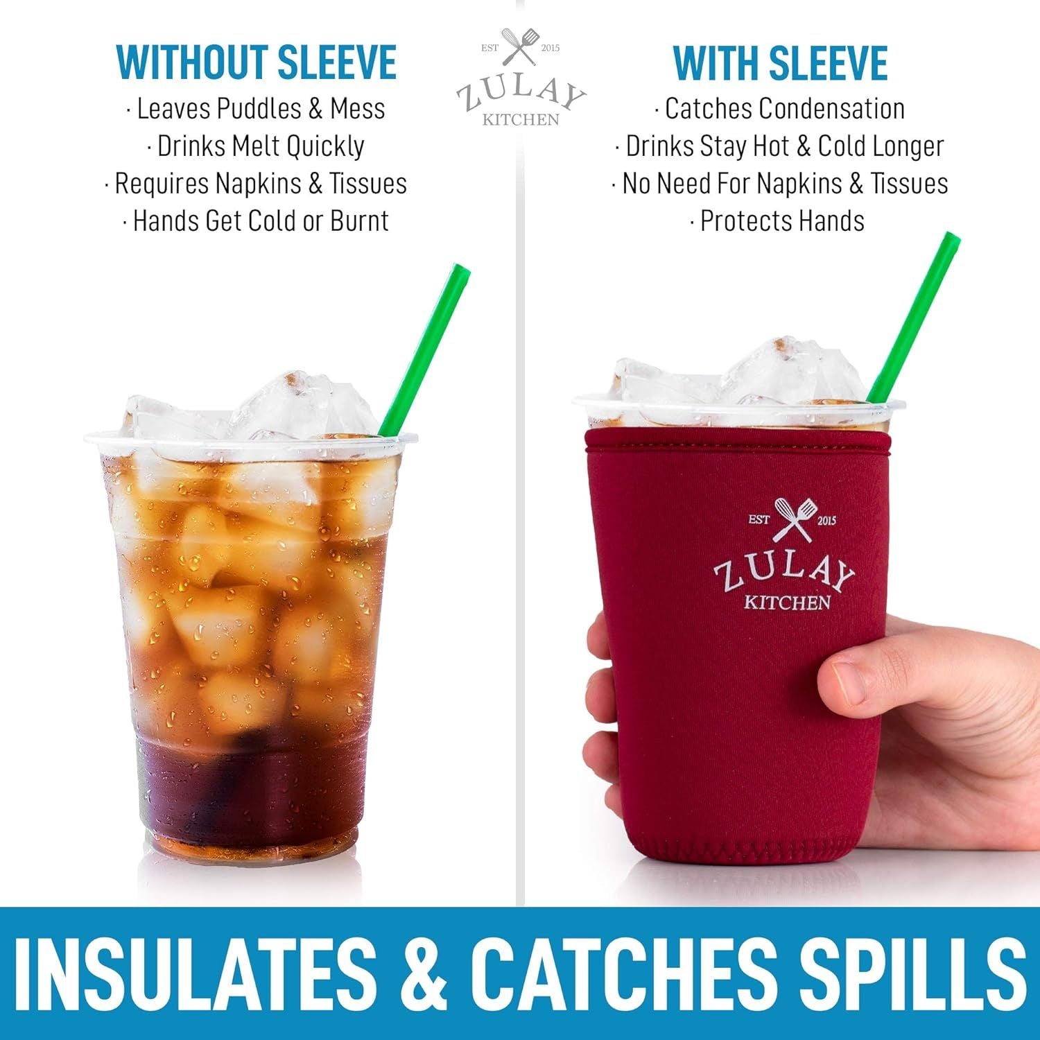 Reusable Iced Coffee Sleeve