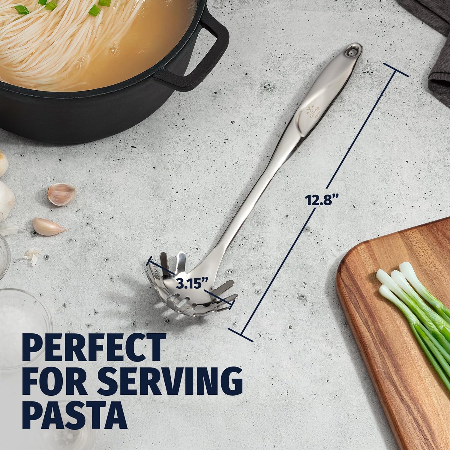 Premium Quality Pasta Server by Zulay Kitchen