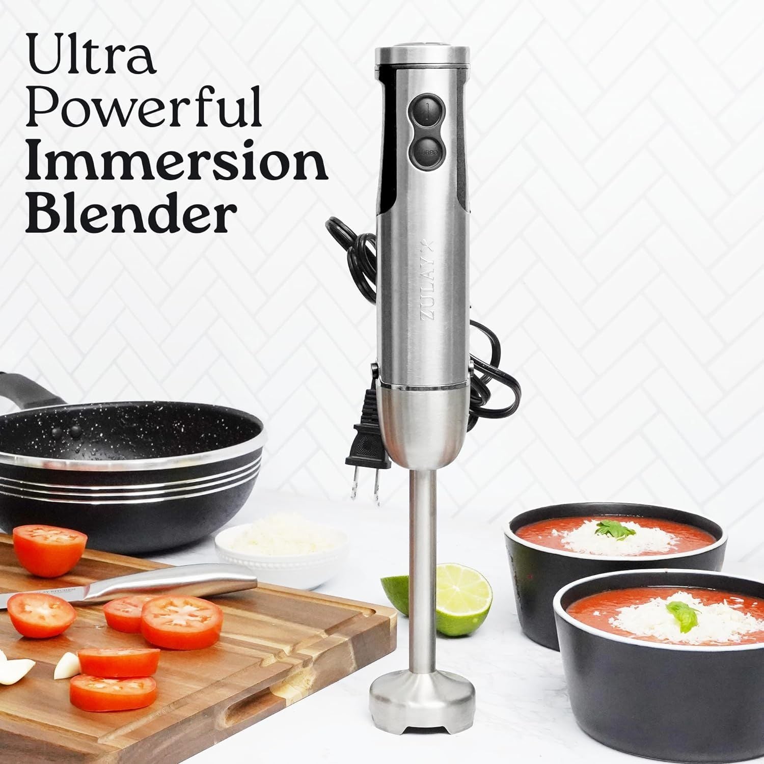 Ultra Powerful Immersion Blender by Zulay Kitchen