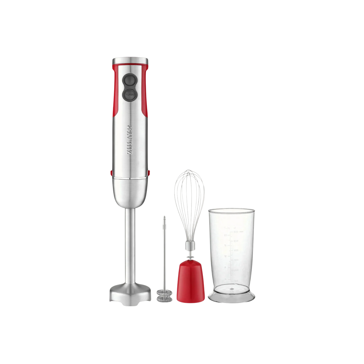 3-in-1 Immersion Blender - Red by Zulay Kitchen