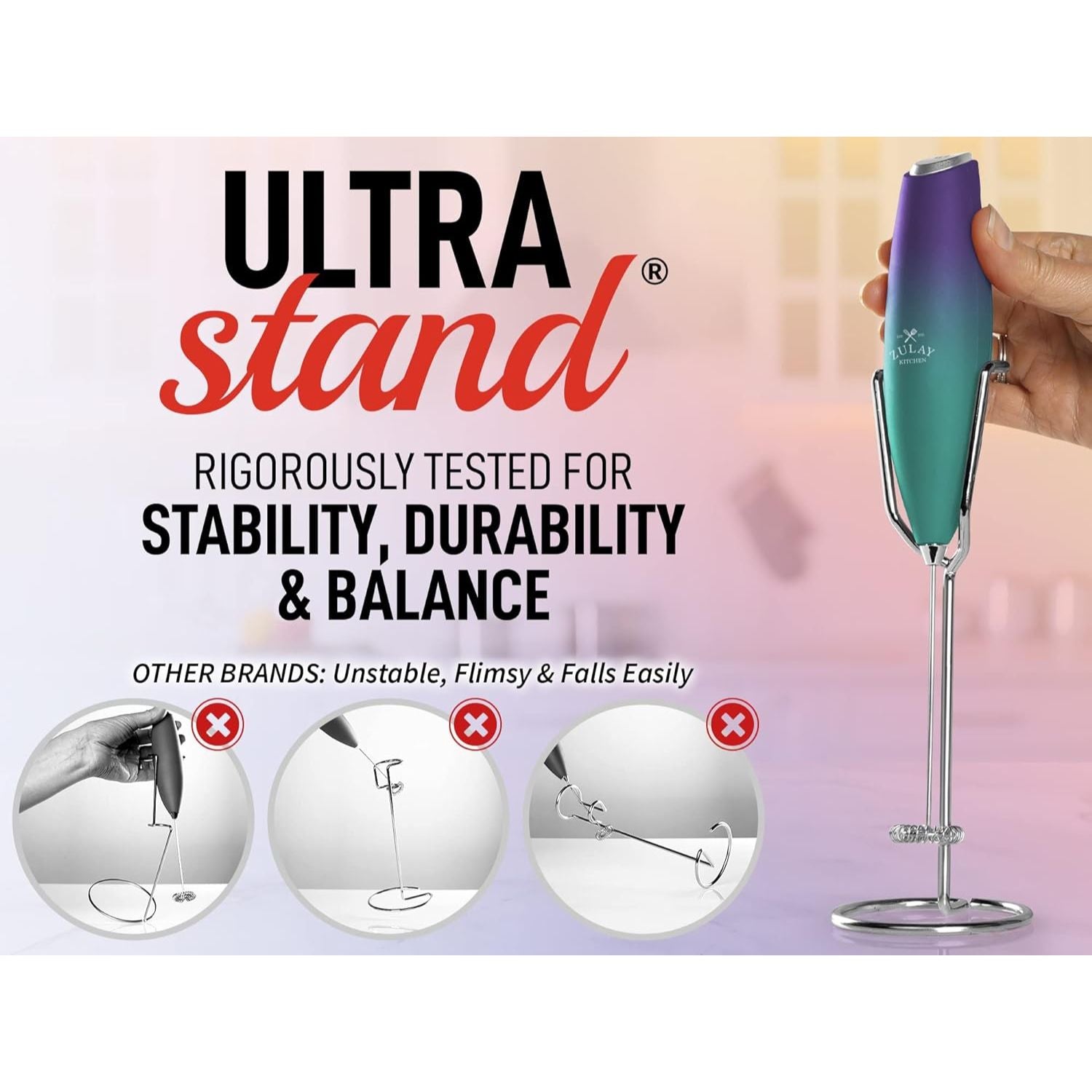 Durable Milk frother ultra stand