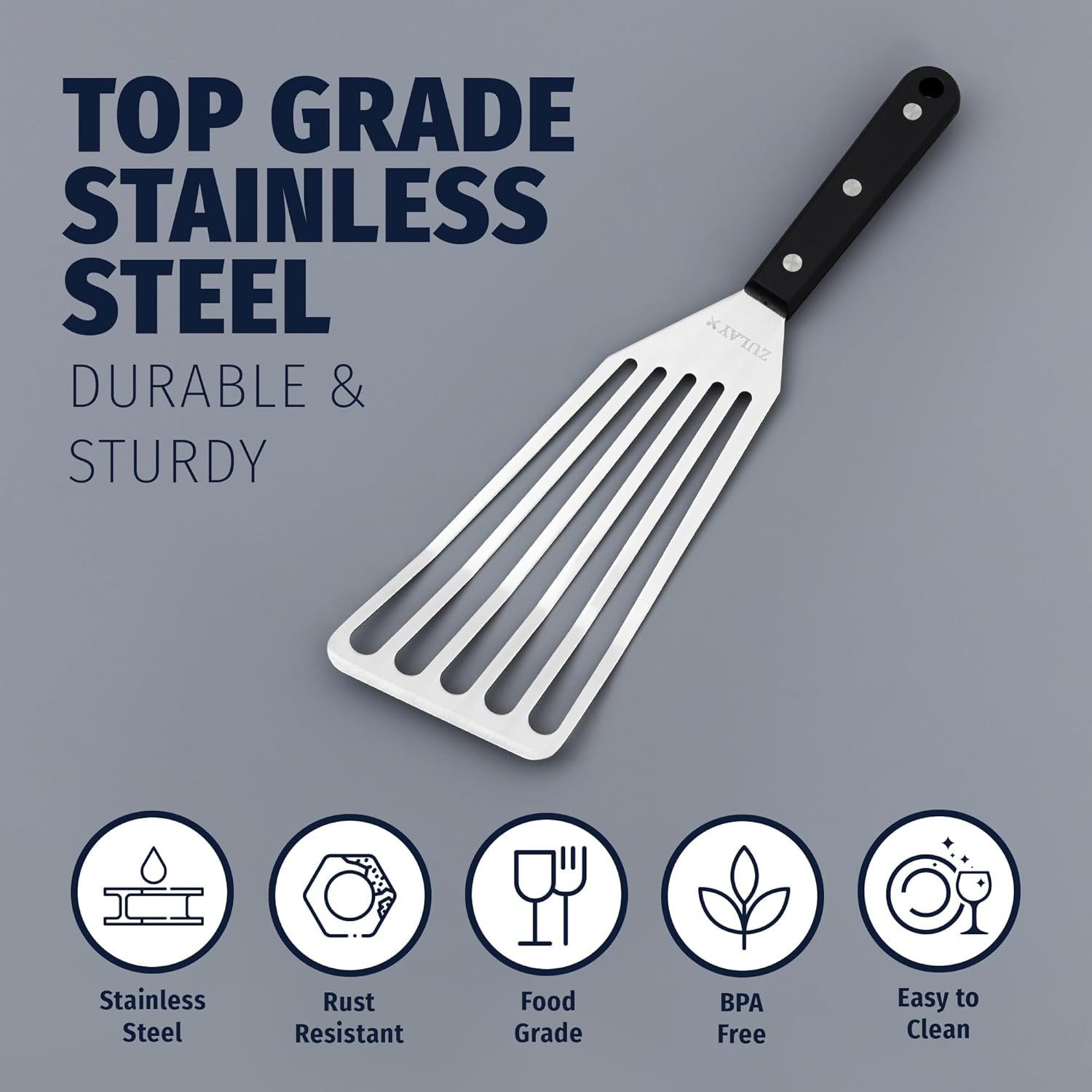 High-Quality Stainless Steel, Strong and Durable by Zulay Kitchen