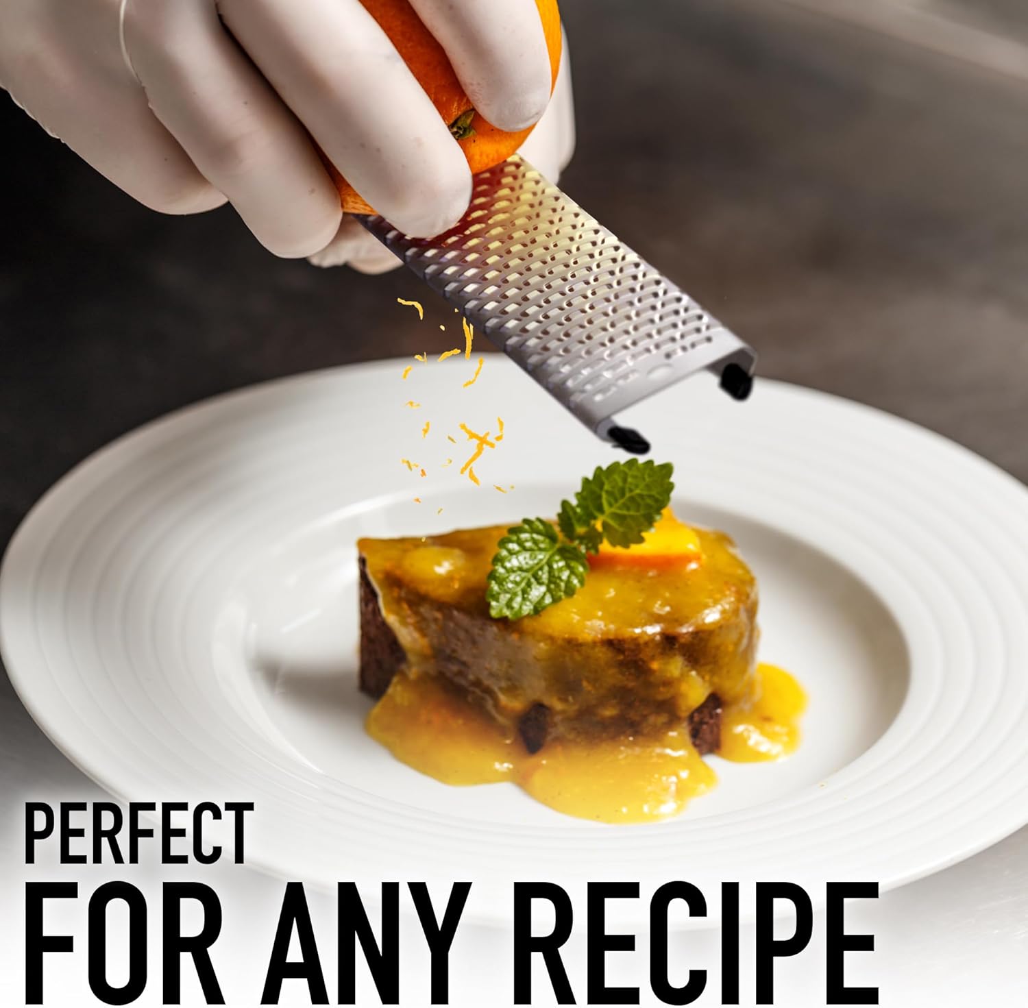Stainless Steel Citrus and Cheese Grater, Ideal For Any Recipes by Zulay Kitchen