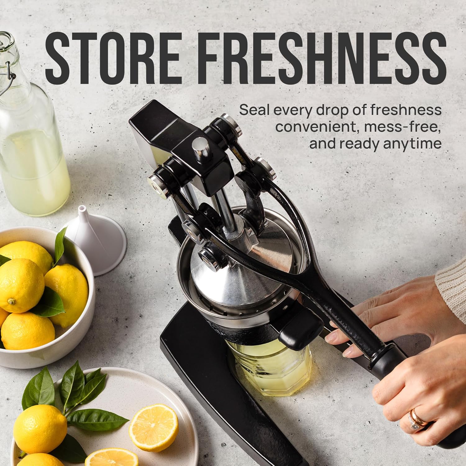 Mess-Free Juice Storage with Freshness Seal, Keeps Every Drop Fresh by Zulay Kitchen