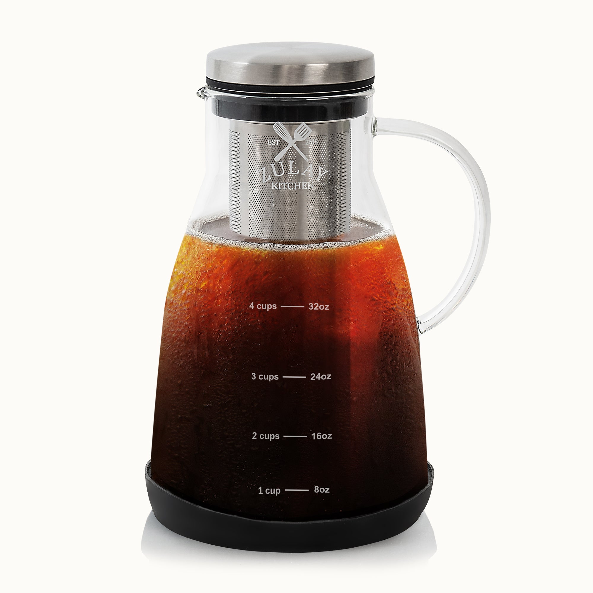 Cold Brew Coffee Maker with Glass Carafe 1L by Zulay Kitchen