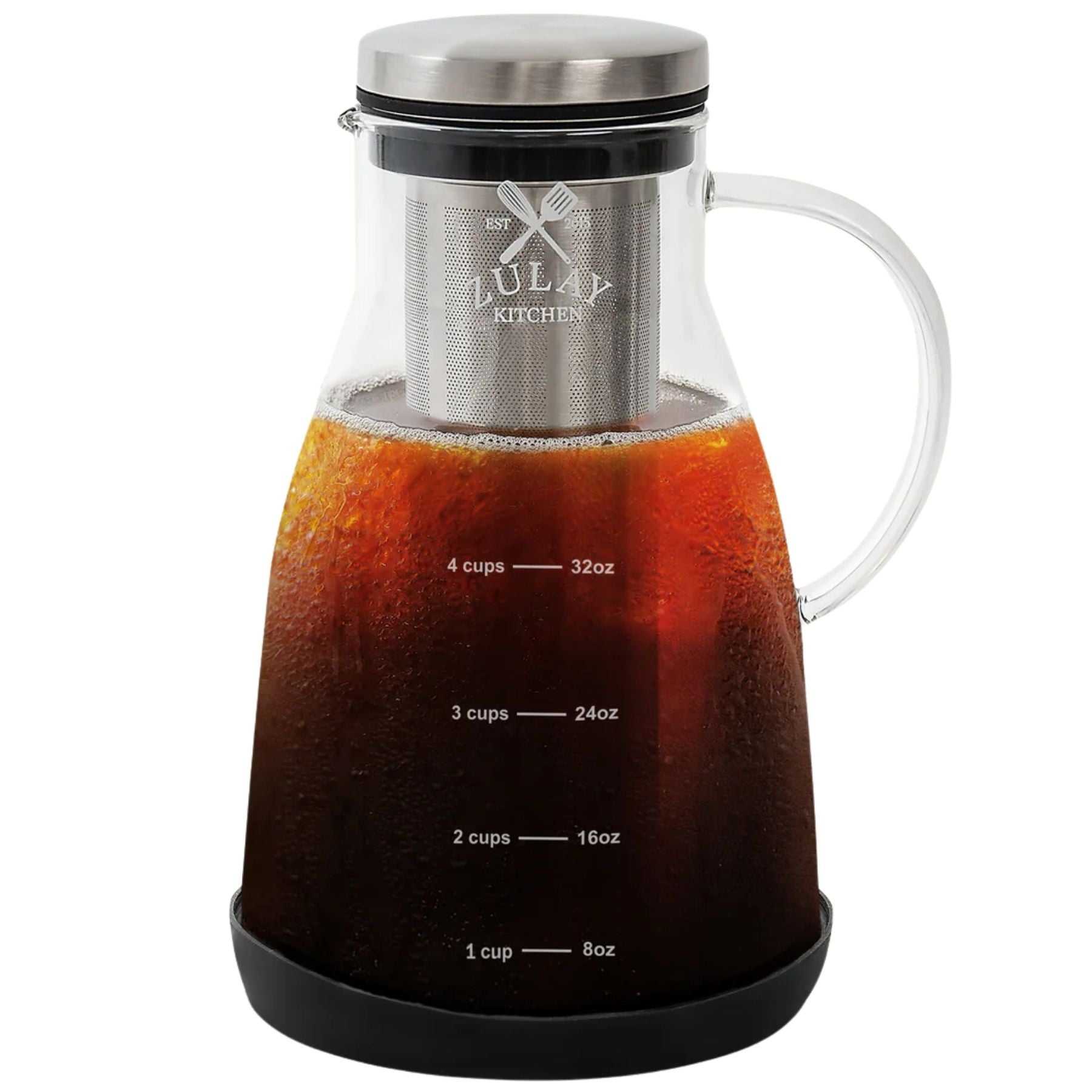 Cold Brew Coffee Maker with Glass Carafe 1L by Zulay Kitchen