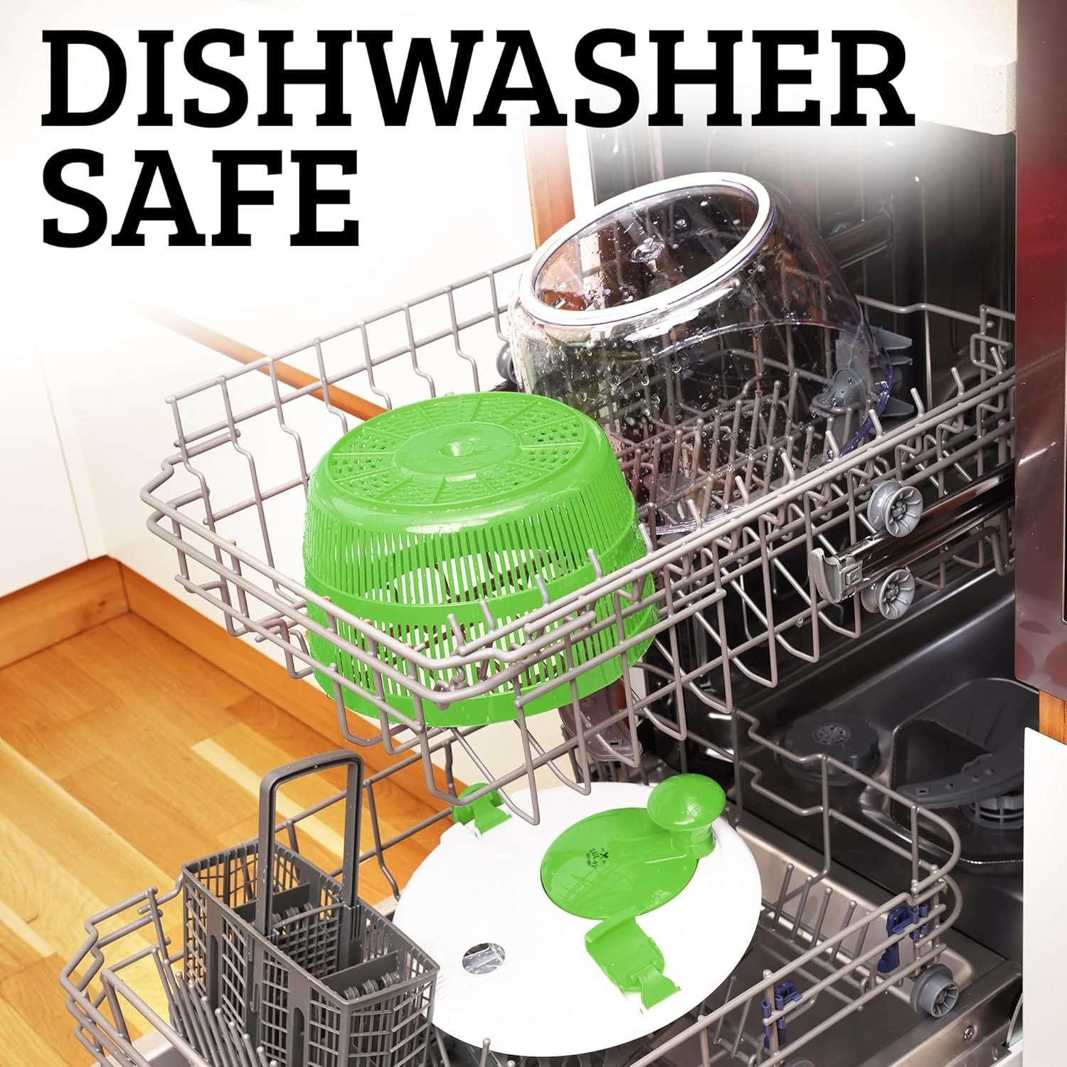 Dishwasher-Safe Salad Spinner with 5L Capacity by Zulay Kitchen