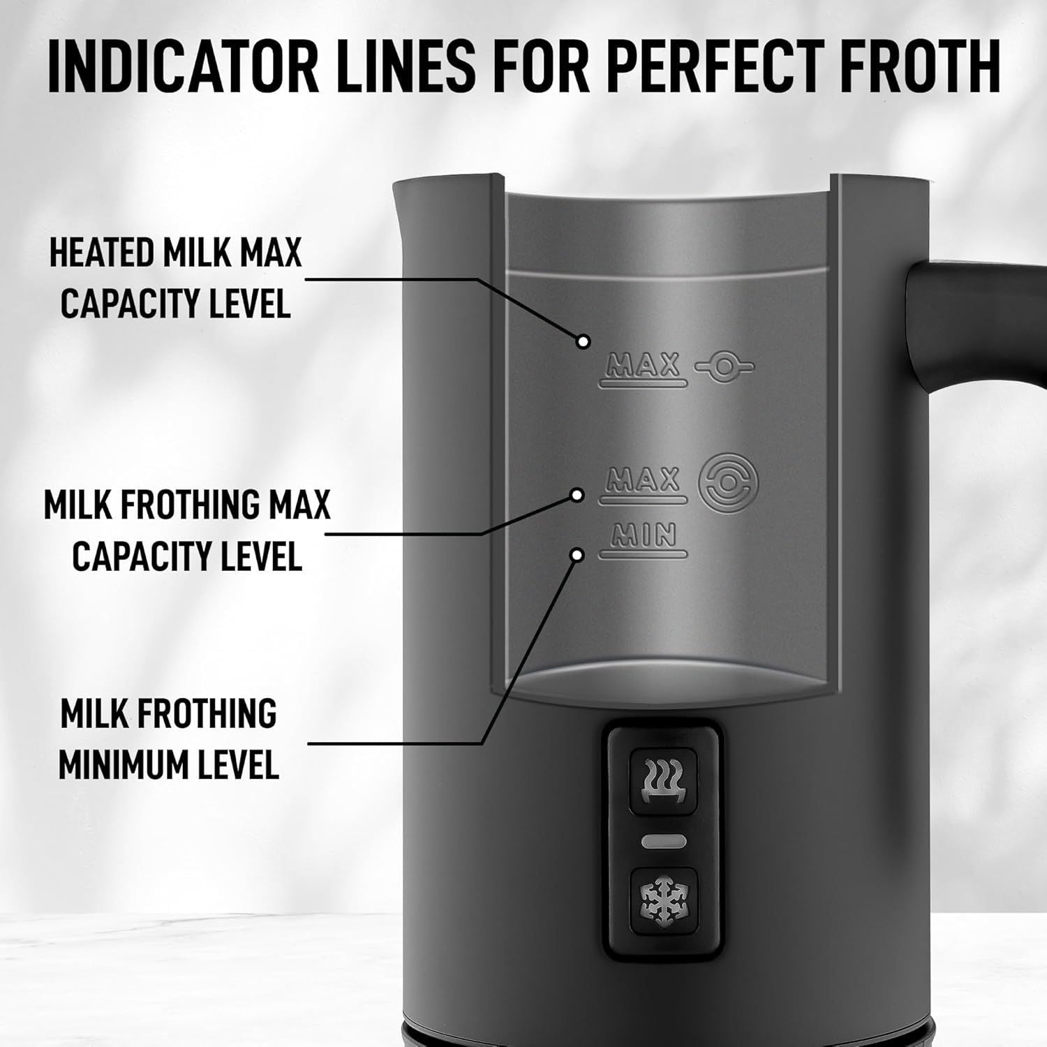 Heated Milk Max Capacity Level by Zulay Kitchen