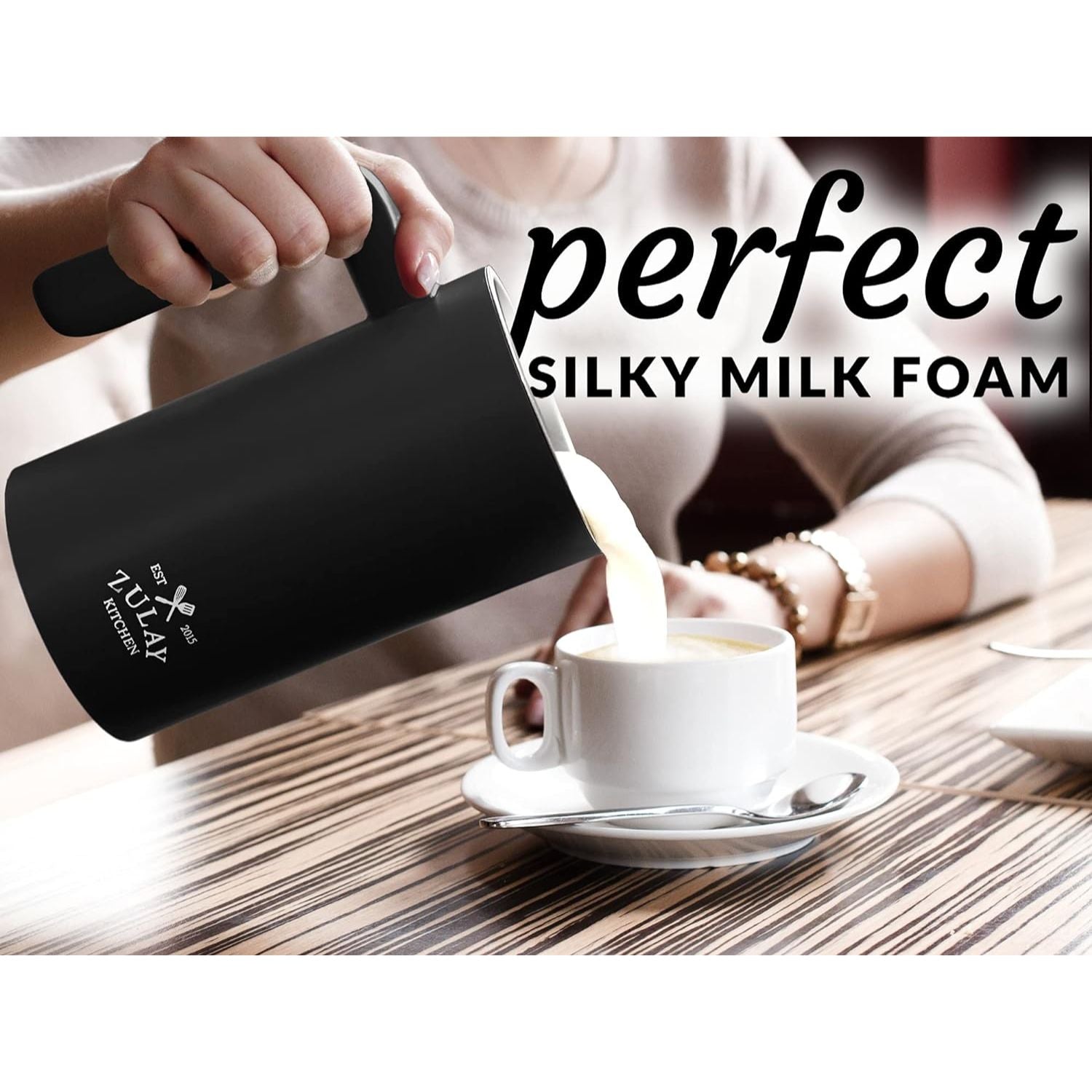 Perfect Silk Milk Foam by Zulay Kitchen