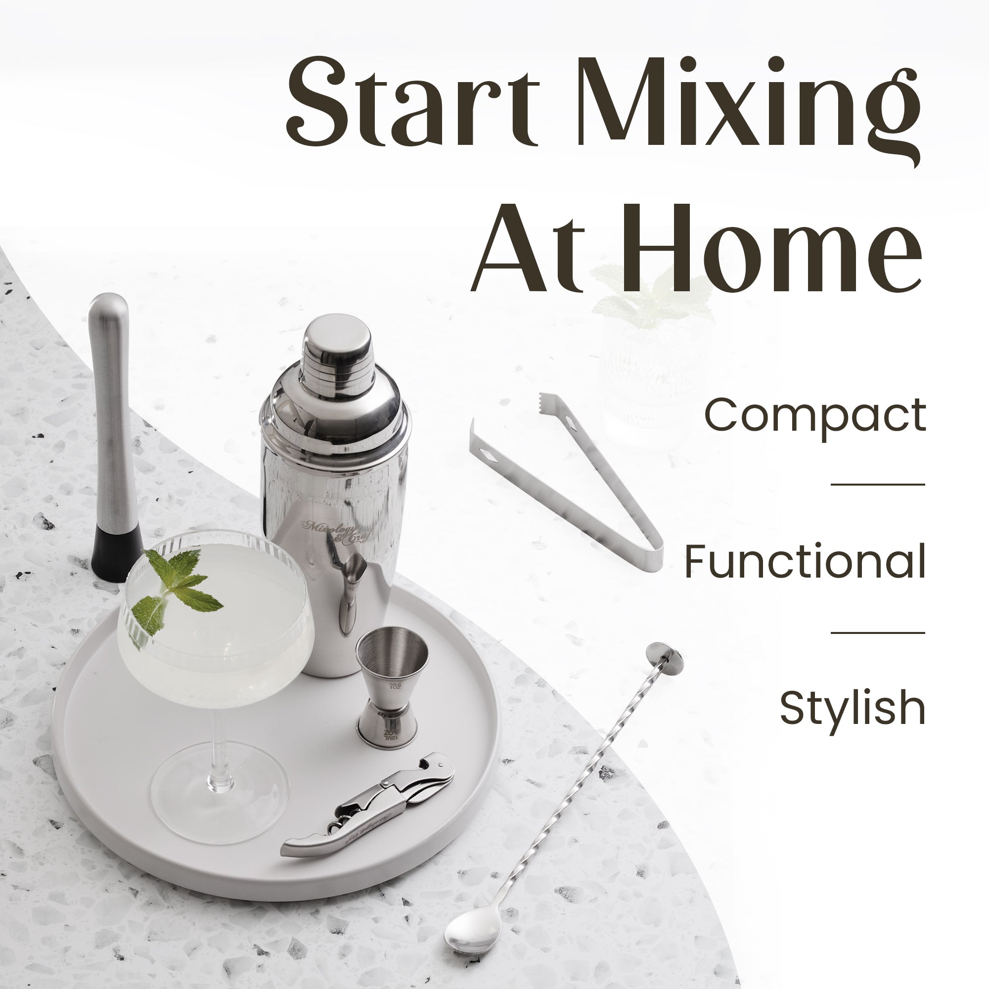 Mix Cocktails at Home β Stylish & Functional
