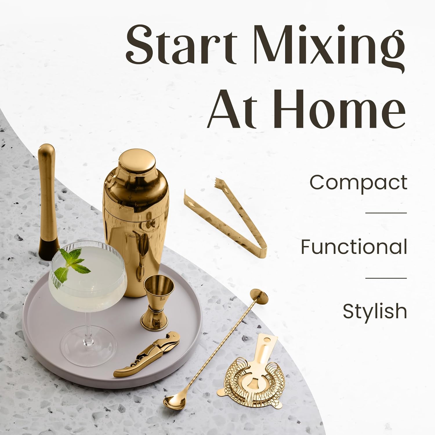 Home Bar Gift Set for Cocktail Enthusiasts
