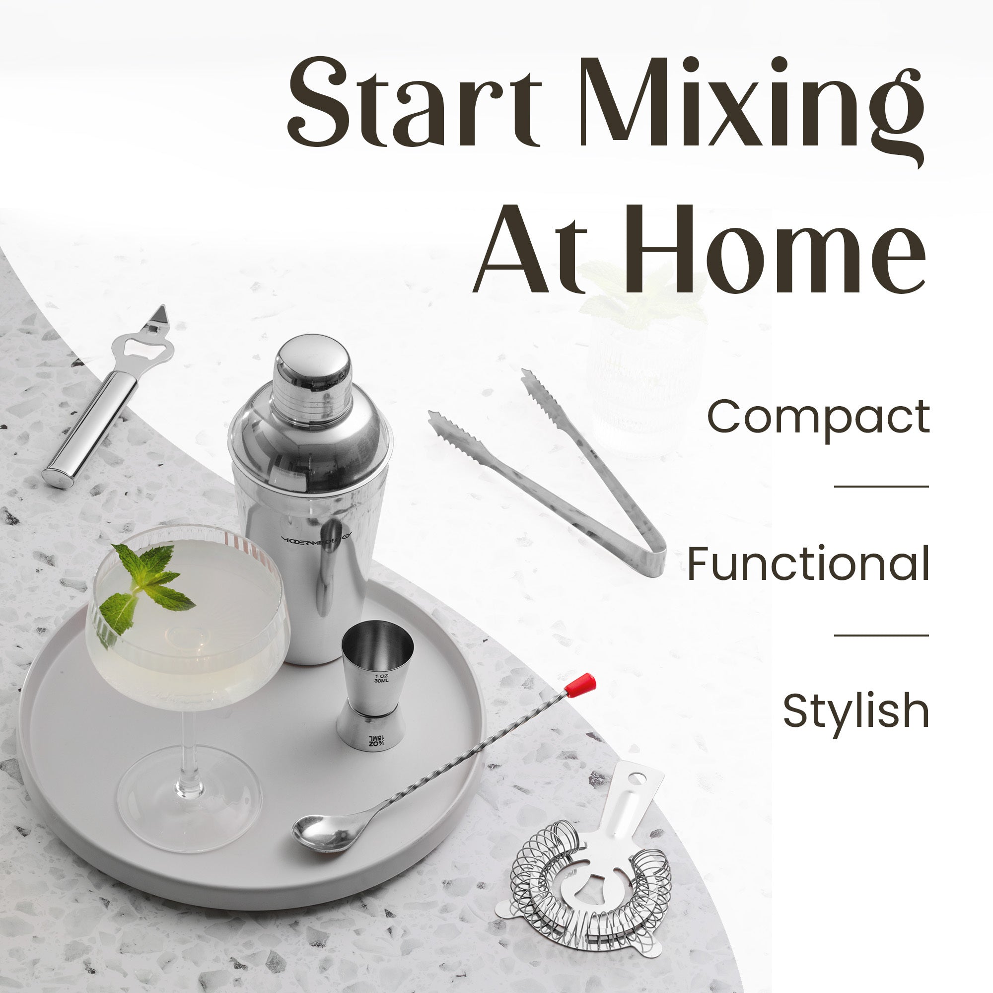 Compact & Functional Bartender Kit