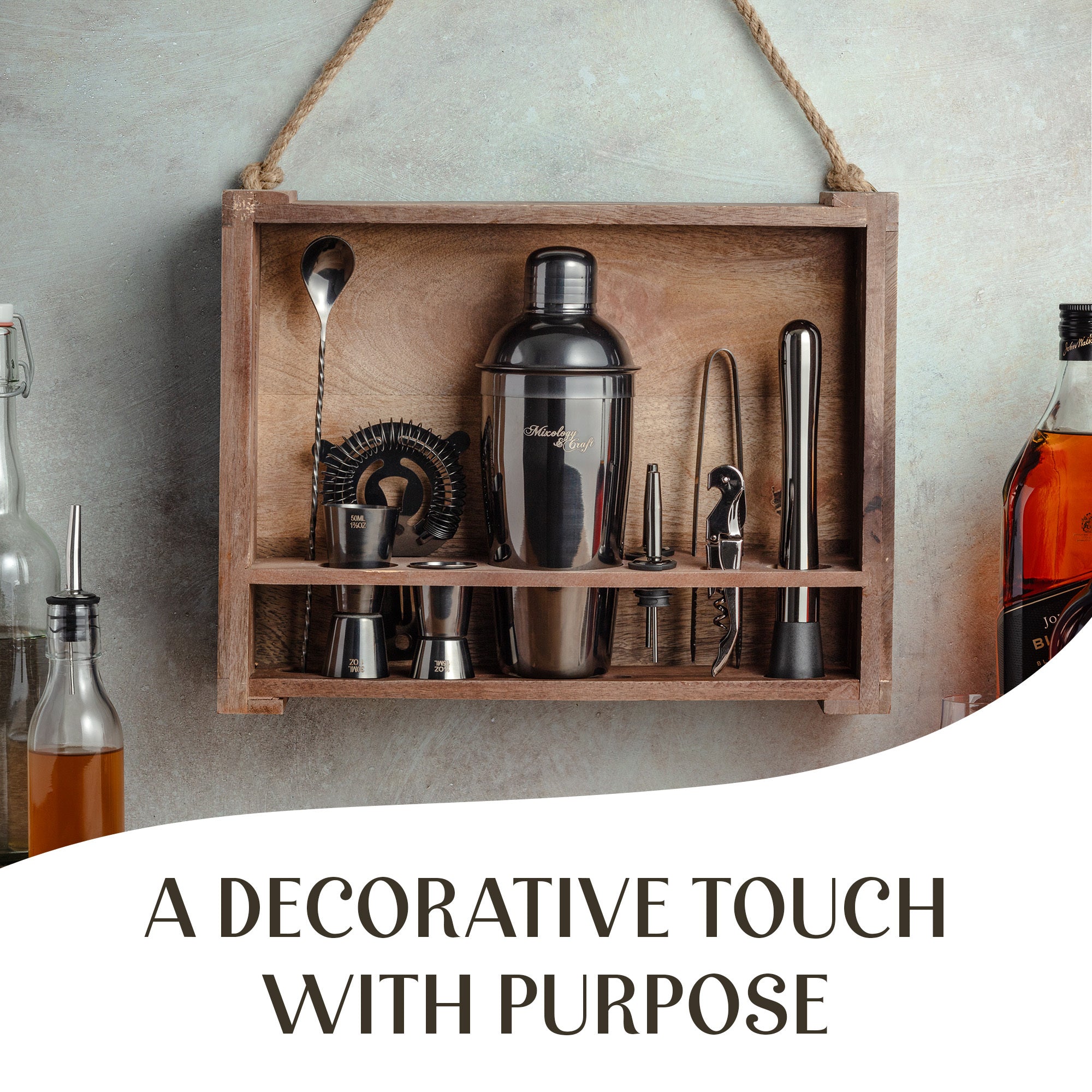 Home Bar Essentials – Decorative Yet Practical Bartender Kit