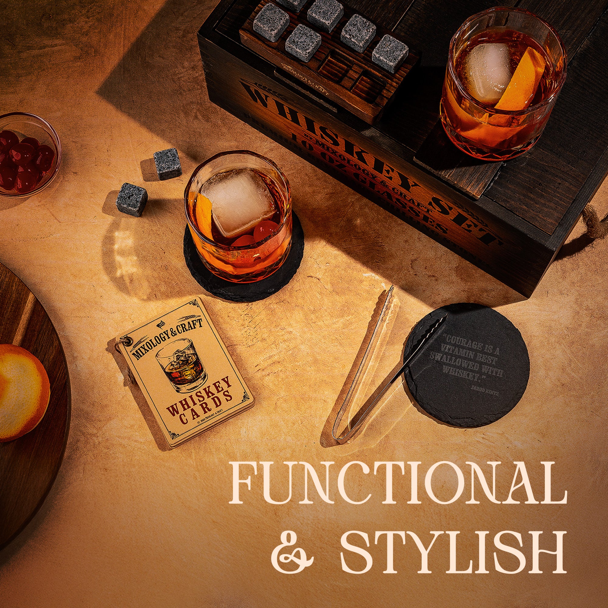 Functional and Stylish Whiskey Gift Set