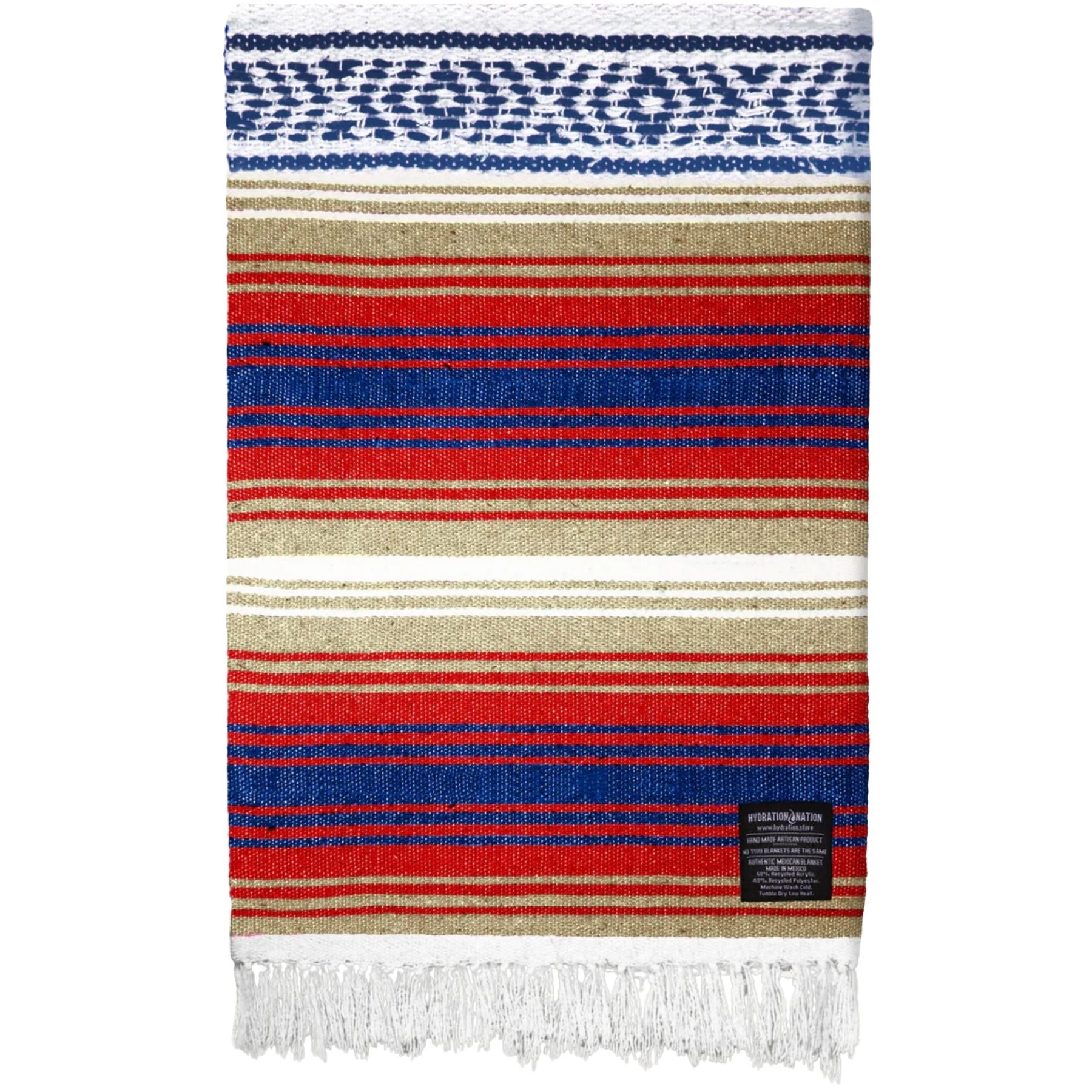 Hydration Nation Handcrafted Mexican Blanket - Sunrise by Zulay Kitchen