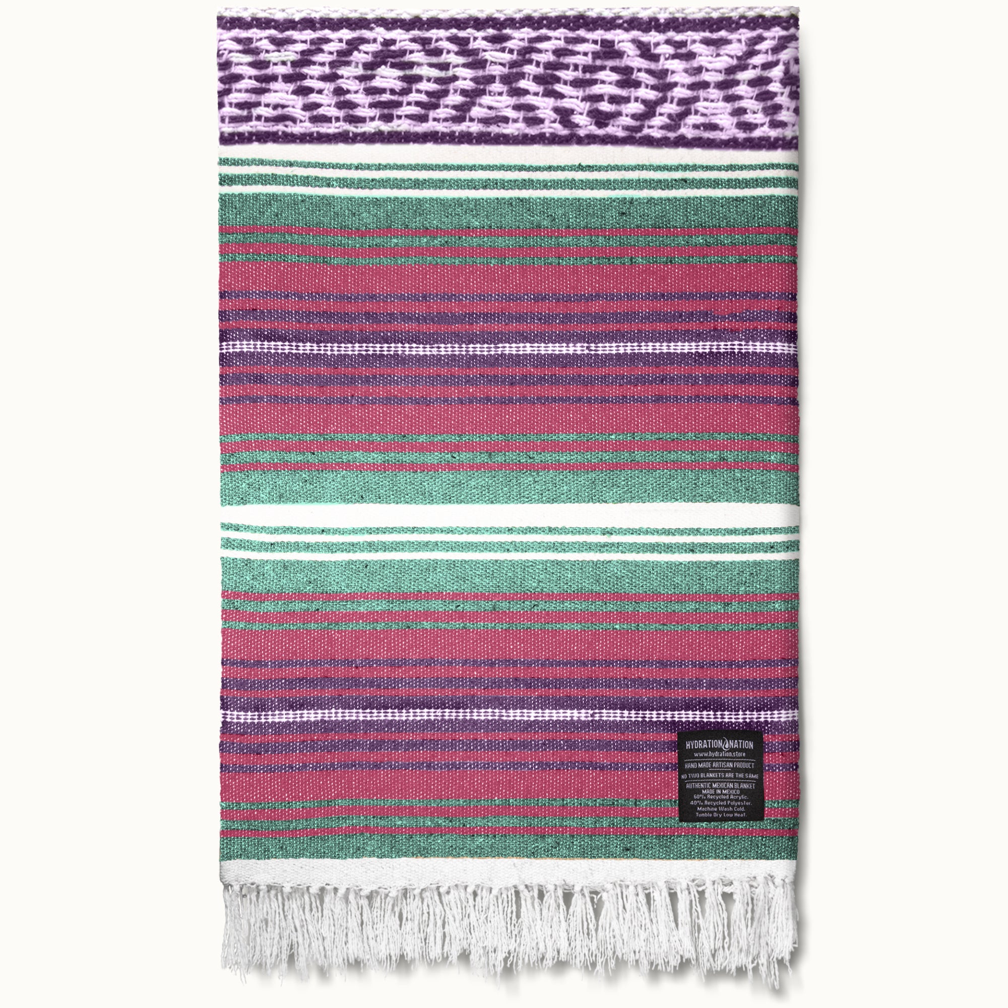 Hydration Nation Handcrafted Mexican Blanket - Dawn by Zulay Kitchen