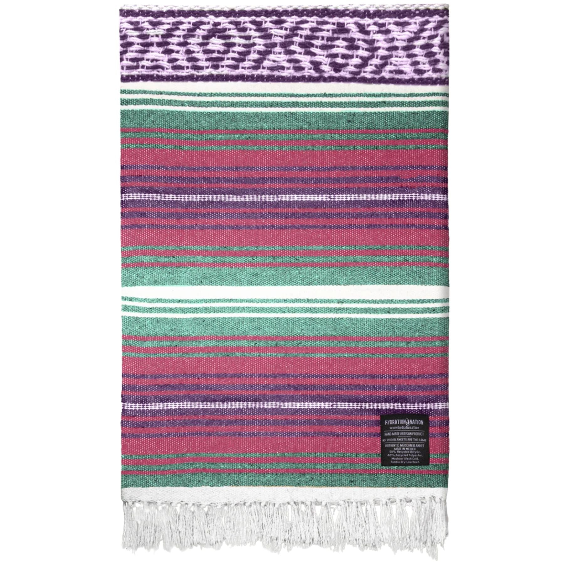 Hydration Nation Handcrafted Mexican Blanket - Dawn by Zulay Kitchen