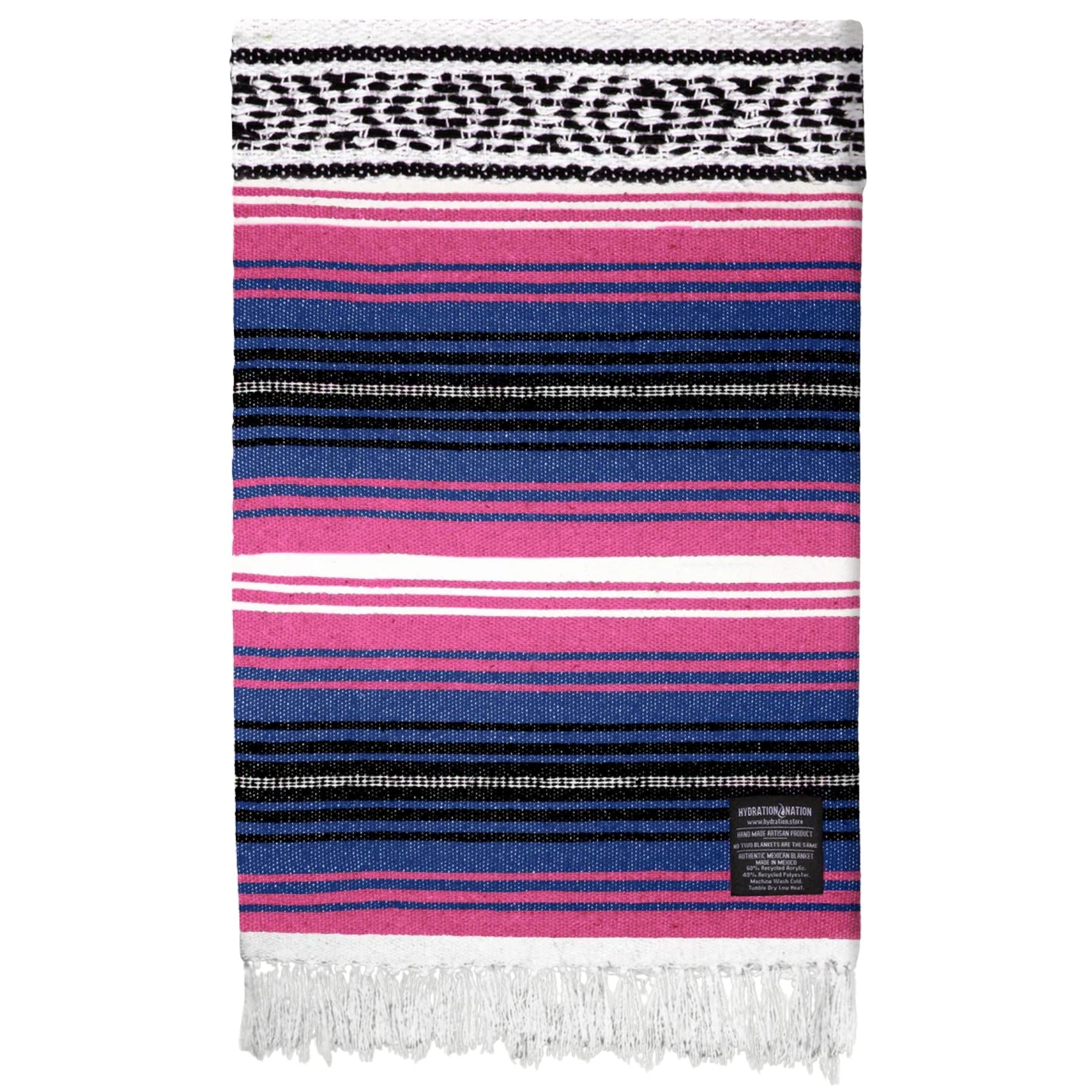 Hydration Nation Handcrafted Mexican Blanket - Twilight by Zulay Kitchen