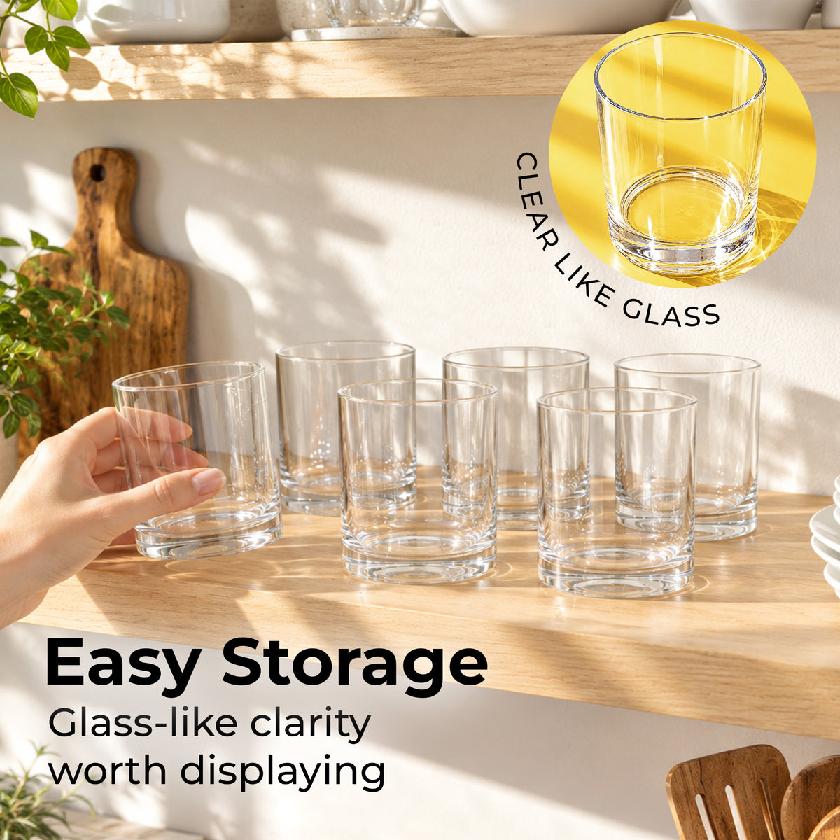 Water Tumbler 12oz - Set of 6